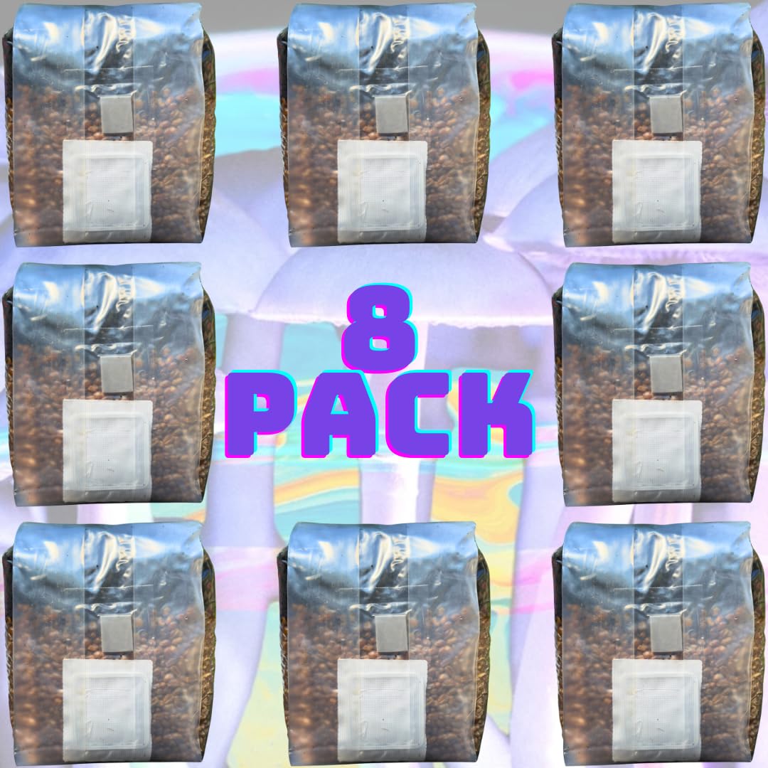 Mushroom Grow Kit - All in One Mushroom Grow Bags (Pack of 8)