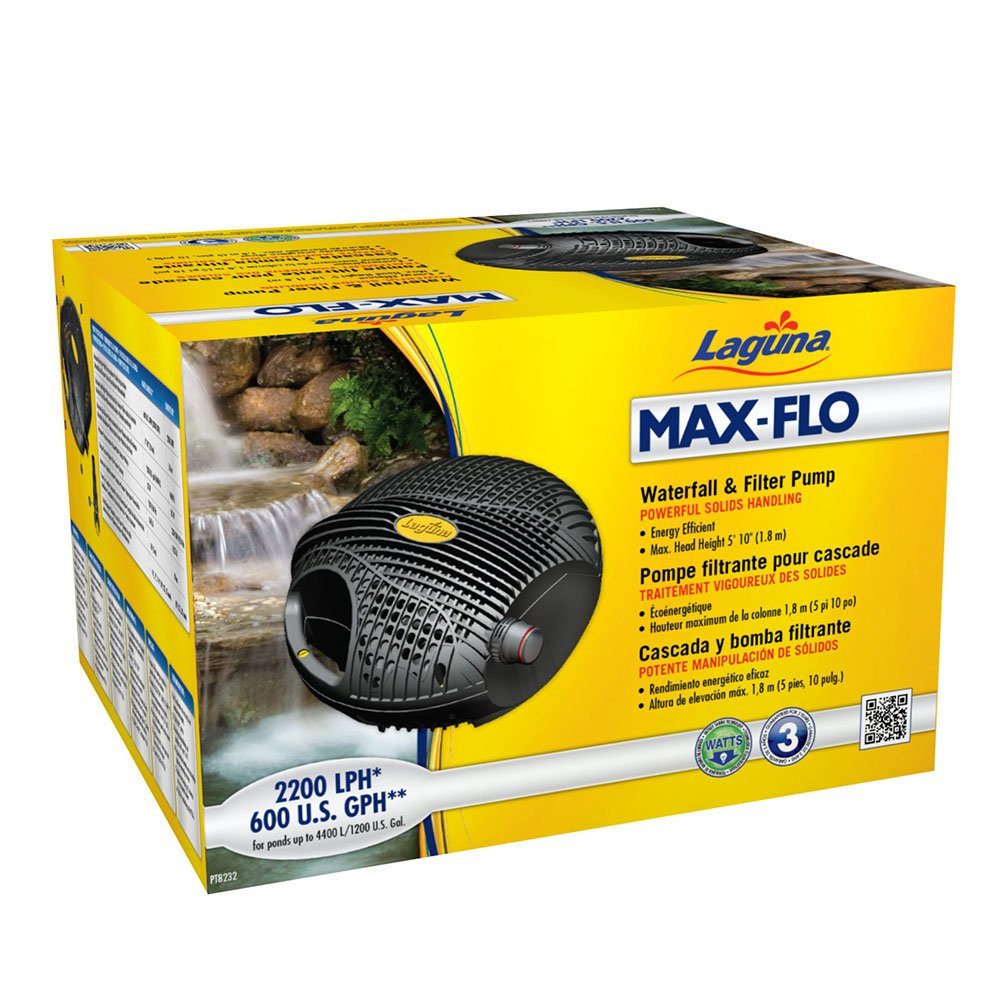 Laguna Max Flo 600 Waterfall And Filter Pump For Ponds up to 1200 gal