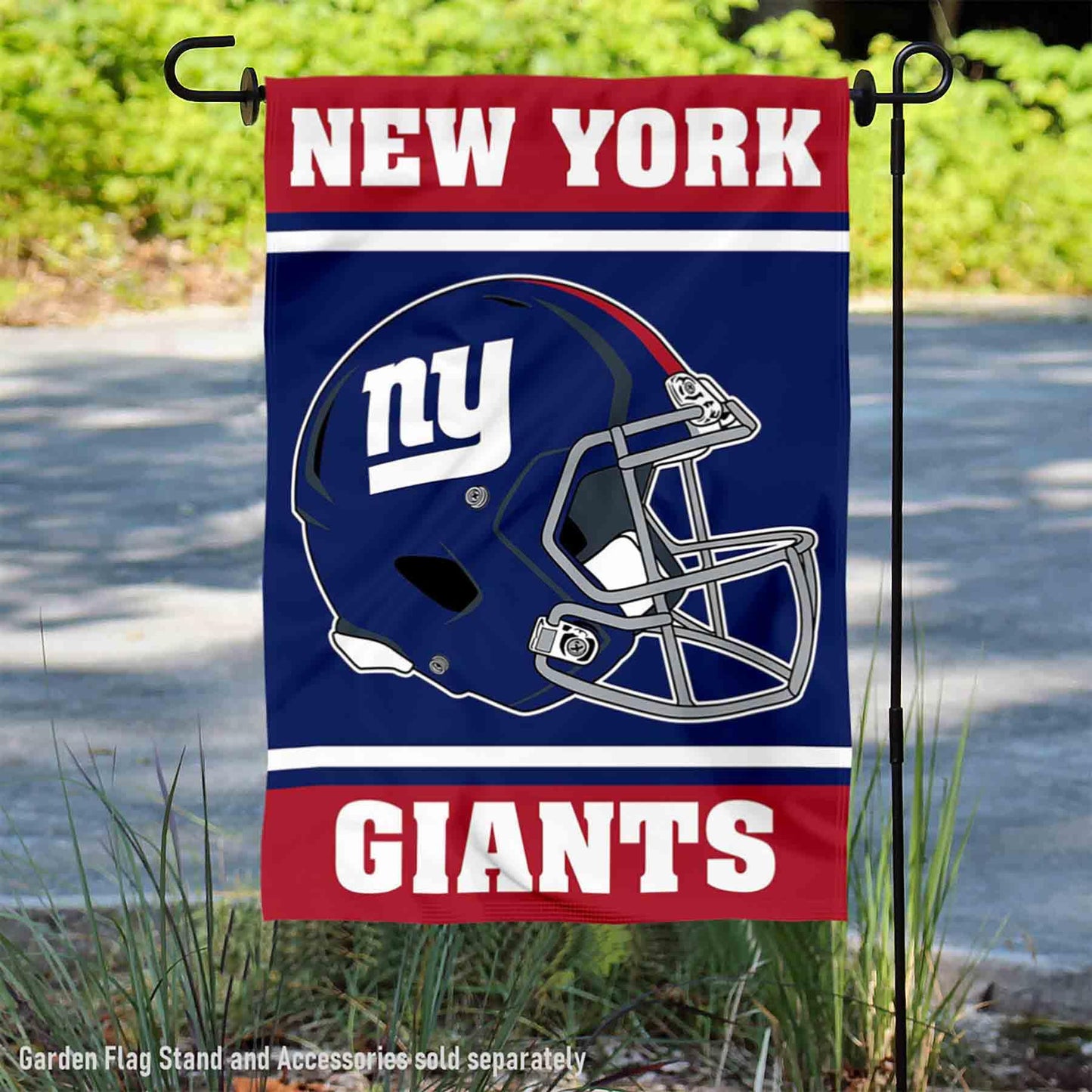 New York Giants Helmet Double Sided Garden Banner Flag