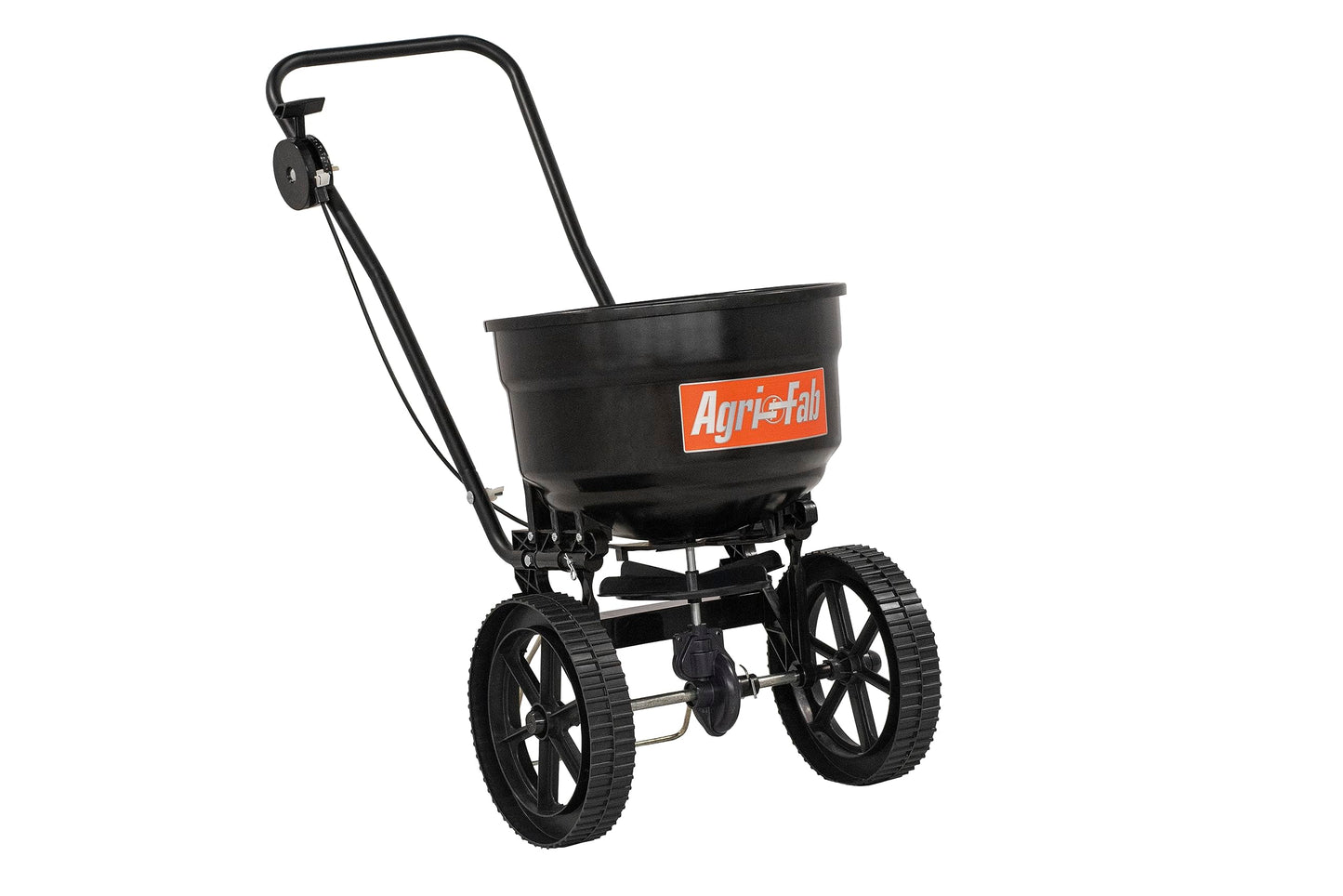 Agri-Fab 45-0566 50 lb. Push Lawn & Garden Broadcast Spreader for Seed,Fertilizer; Walk Behind with Easy to use Cable Control
