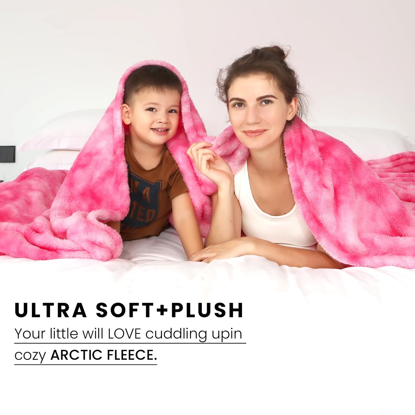 Fleece Throw Blanket Cozy Soft Lightweight Throw Blankets Warm Plush Pink Fall Blankets and Throws Couch Sofa Bed Camping Travel Picnic Outdoor Blanket Bedding Kid Baby Boys Girls Adults