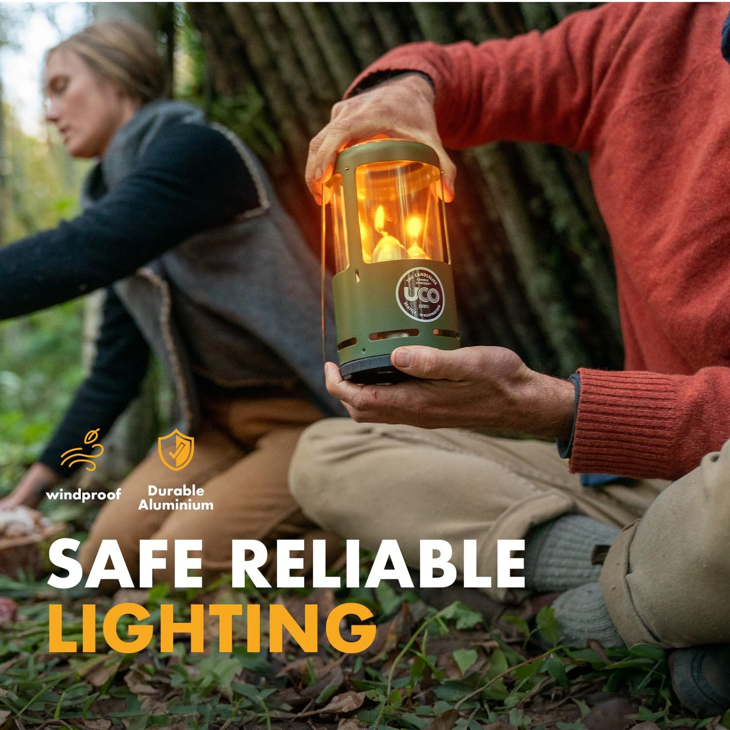 UCO Candlelier Candle Lantern, Forest