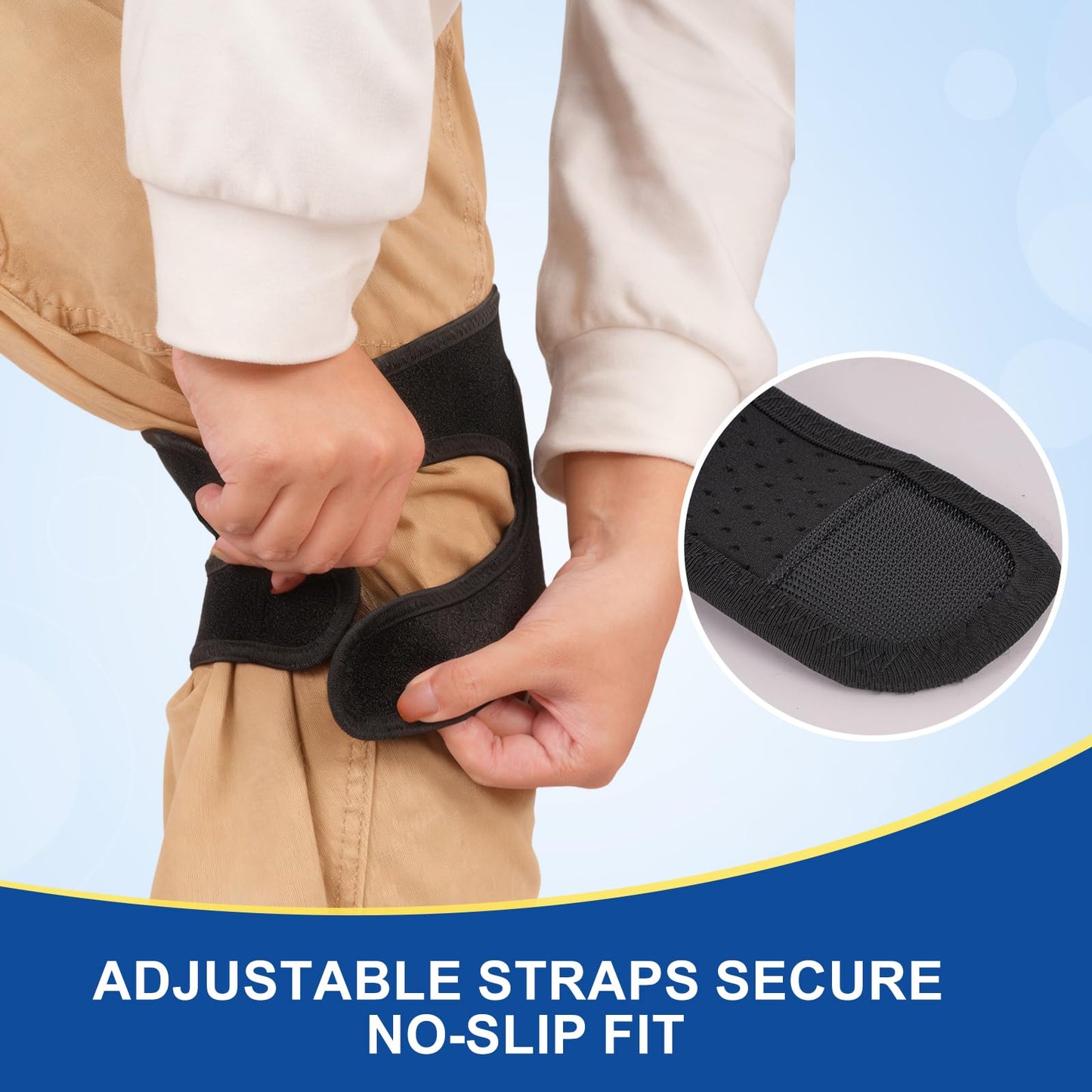 ANBANREY Professional Knee Pads for Men & Women - High Elastic Support for Cleaning, Gardening, Construction, and Floor Work | Knee Protection & Comfort