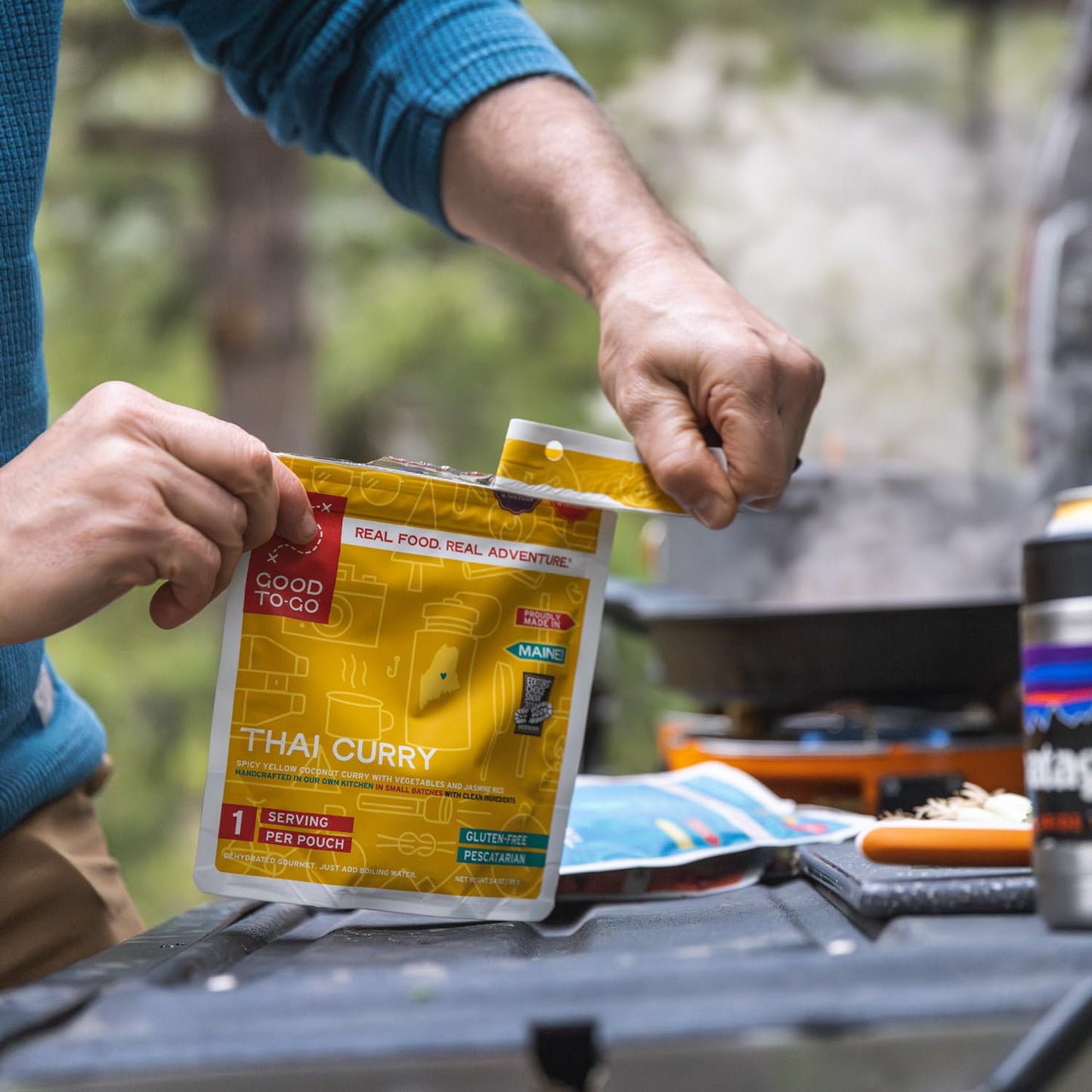 GOOD TO-GO Summit Food Kit | Variety Pack | Camping & Backpacking Food | Just Add Water Backpacking Meals | Good To-Go Dehydrated Meals Taste Better Than Freeze Dried MRE