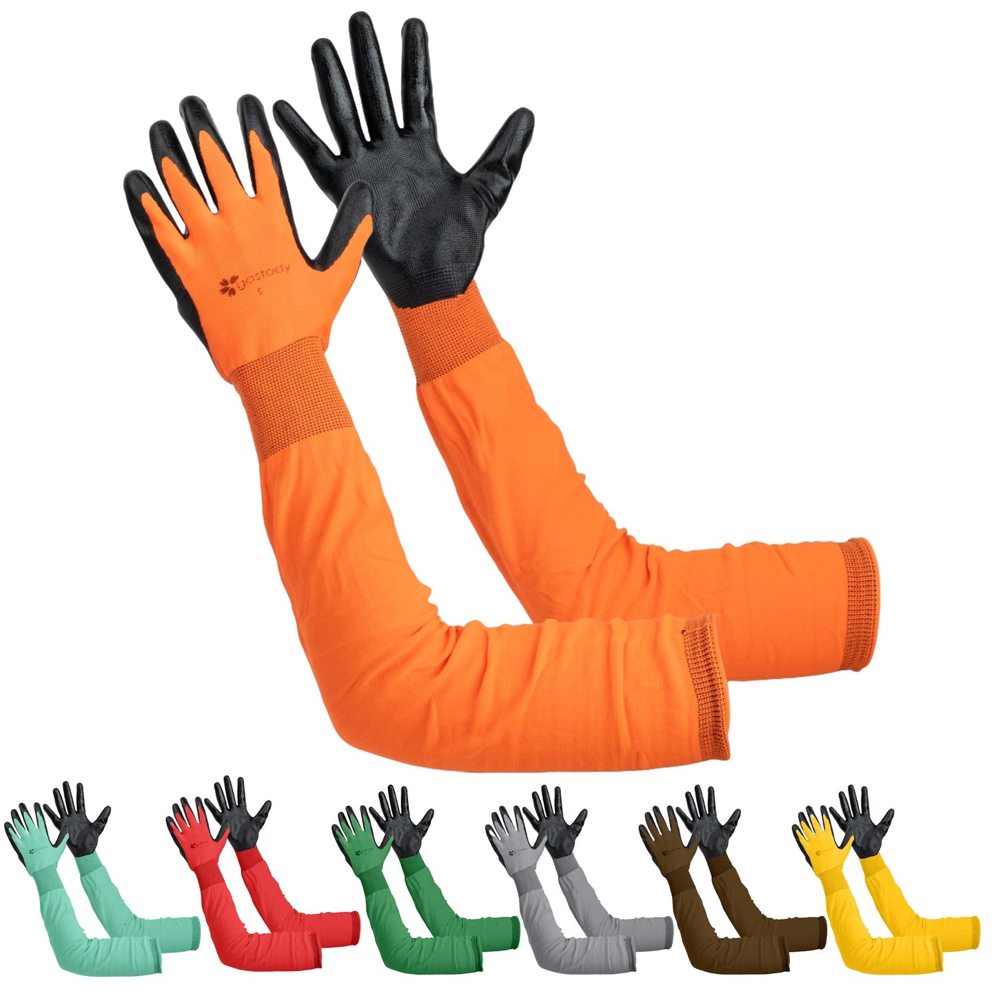 Gastody™ Long Gardening Gloves Women and Men S - Long Sleeve Garden Gloves Multipurpose Heavy Duty Outdoor and Indoor - Long Cuff Garden Gloves - Thorn Resistant Protective Work Rose Pruning Gloves