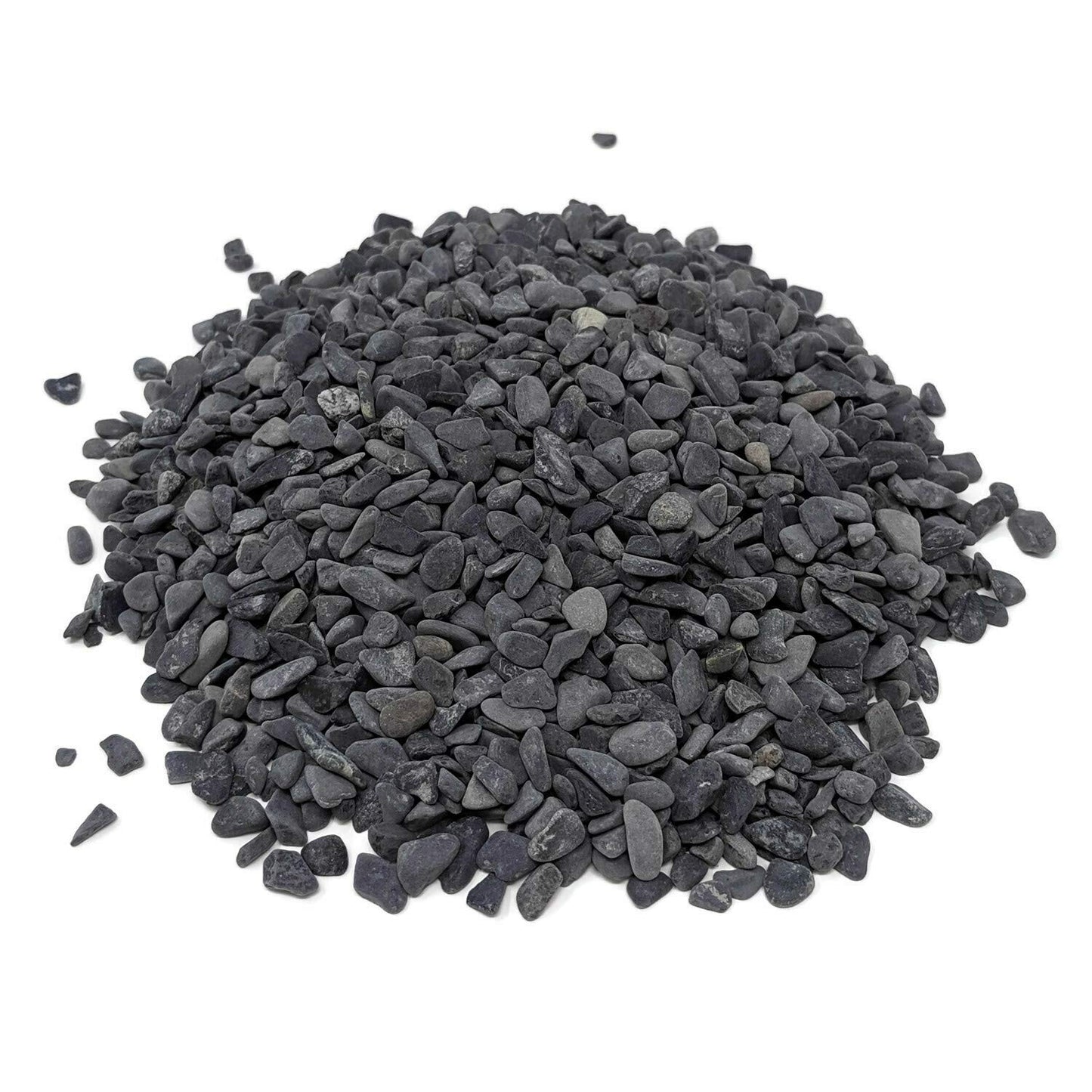 Midwest Hearth Natural Decorative Gray Bean Pebbles 1/5" Size (10-lb Bag)
