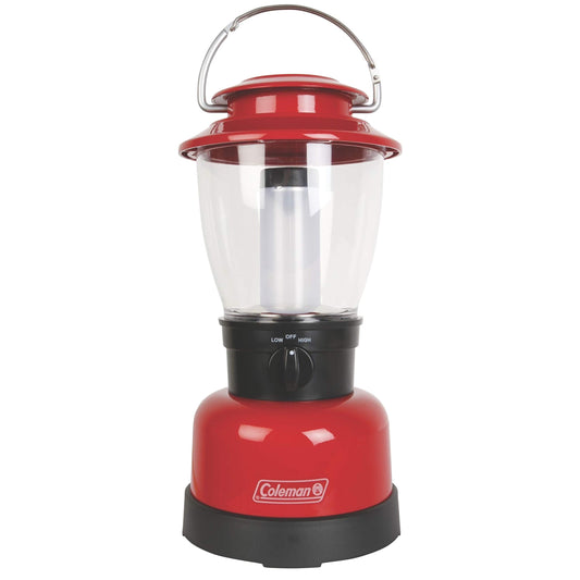 Coleman 400L LED Lantern with 4D Battery, Water & Impact-Resistant Lantern with Carry Handle, Lifetime LED Lights Never Need Replacing