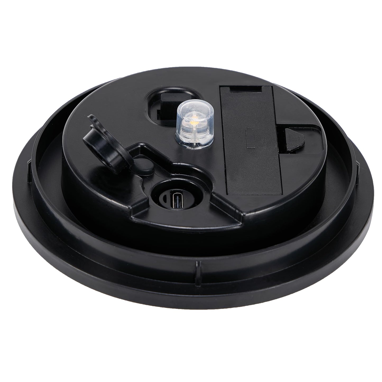 Upgraded Solar Light Replacement Top, Solar Lantern Replacement Top Dual Charging (USB/Solar), 4.4" Warm White Led Solar Replacement Top for Solar Lantern, Floor Lamp