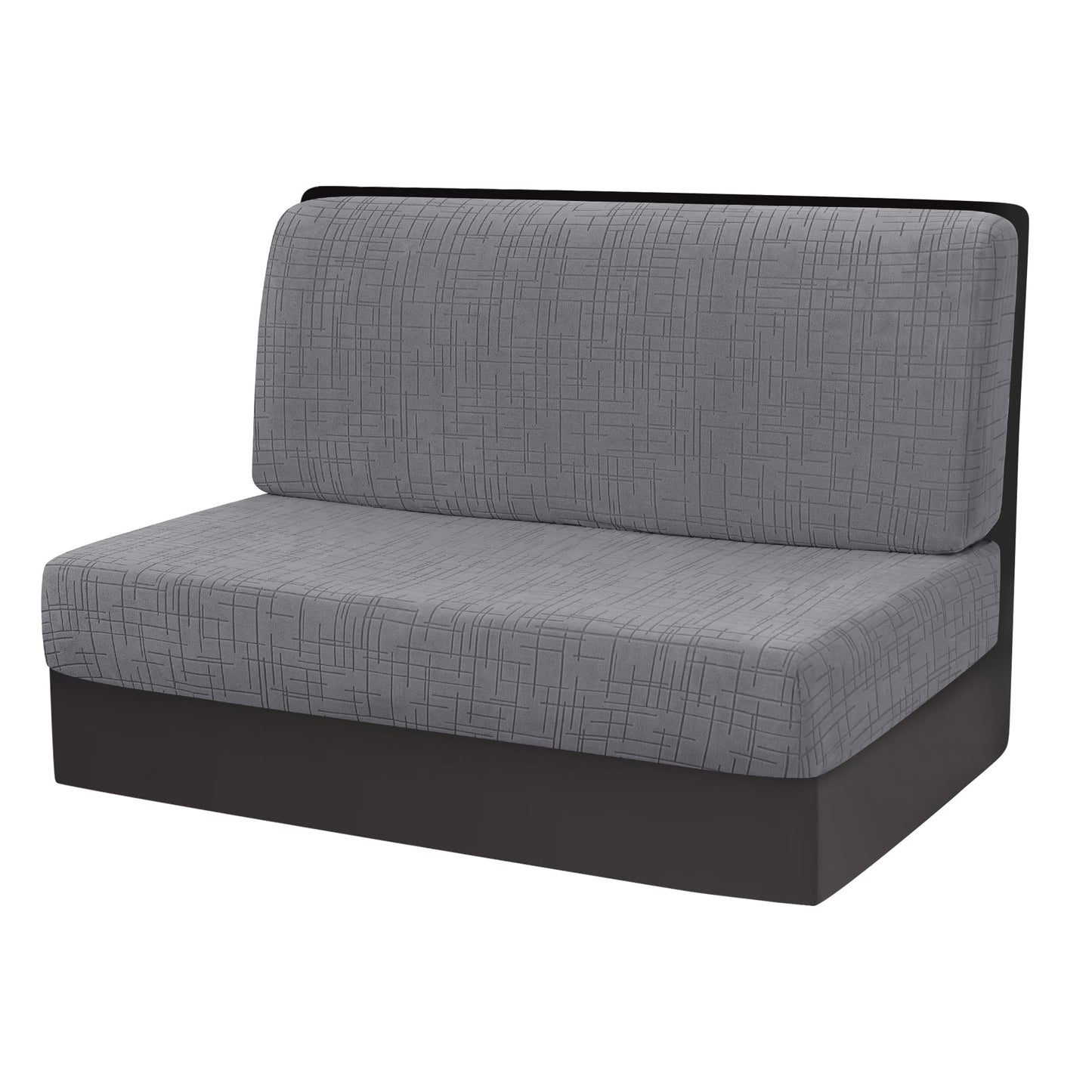 Eco-Ancheng RV Dinette Cushion Covers Camper Cushions Slipcover Stretch RV Dinette Seat Covers RV Couch Cushion Cover Sofa Seat Slipcovers for RV Camper Car Bench (1 Backrest Cover& 1 Bench Cover,08)