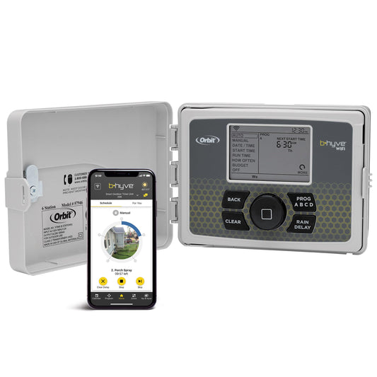 Orbit 57950 B-hyve 12-Zone Smart Indoor/Outdoor Sprinkler Controller