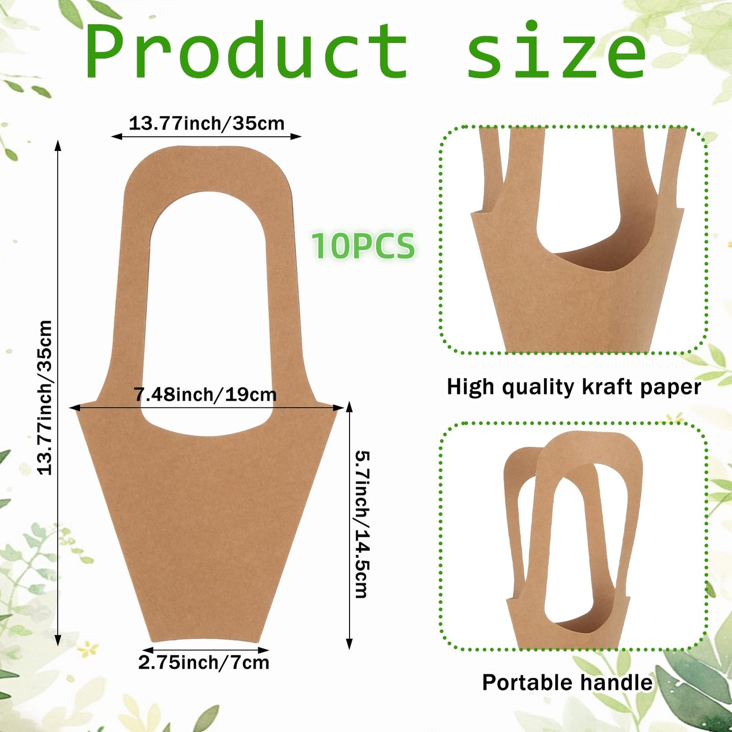 48 Pcs Floral Bar Bucket Set - Bloom Bar Supplies,6Pack White Flower Bucket Flower Packaging Gift Bags & Garden Shears for Valentine's Day, Weddings, and Bridal Party Centerpiece Decorations
