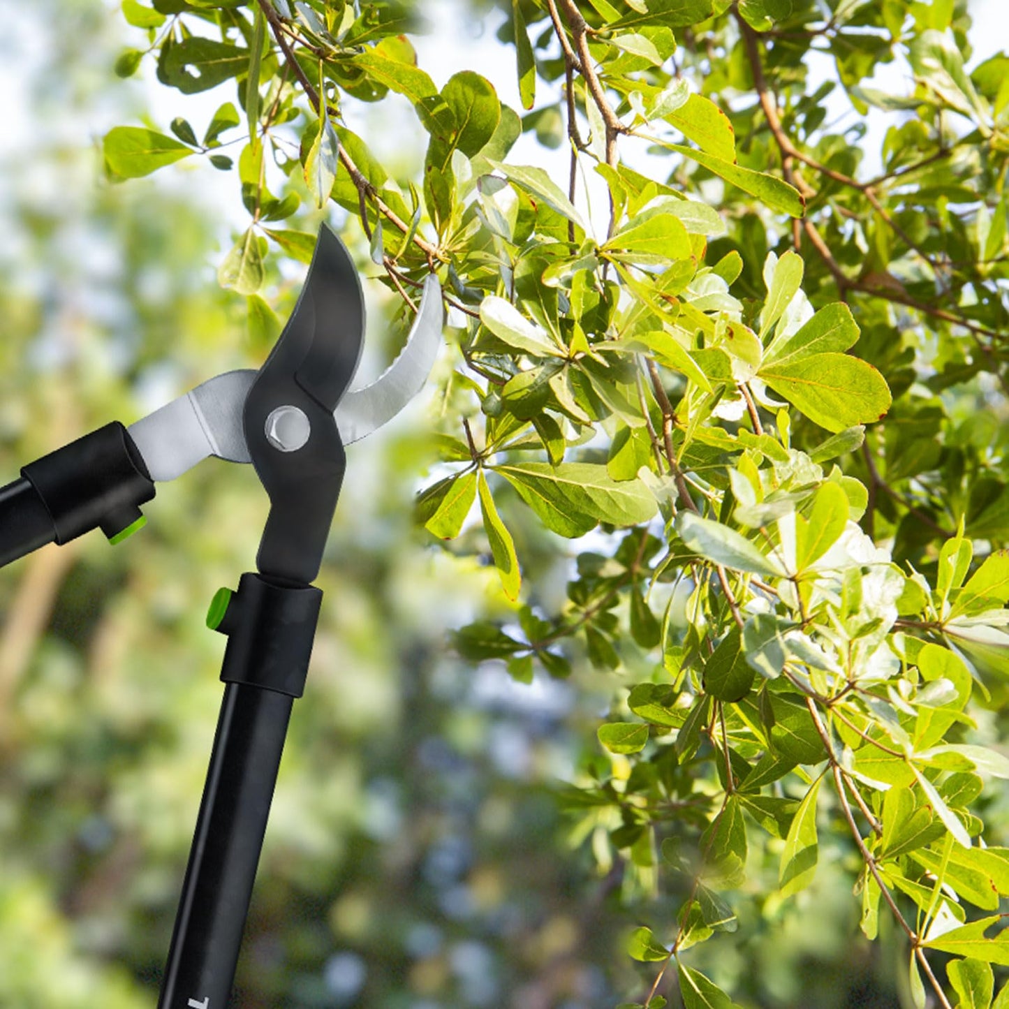 Twocorn 28" Garden Bypass Lopper with Steel Blade, Tree Trimmer Branch Cutter for 1.5’’ Cutting Capacity