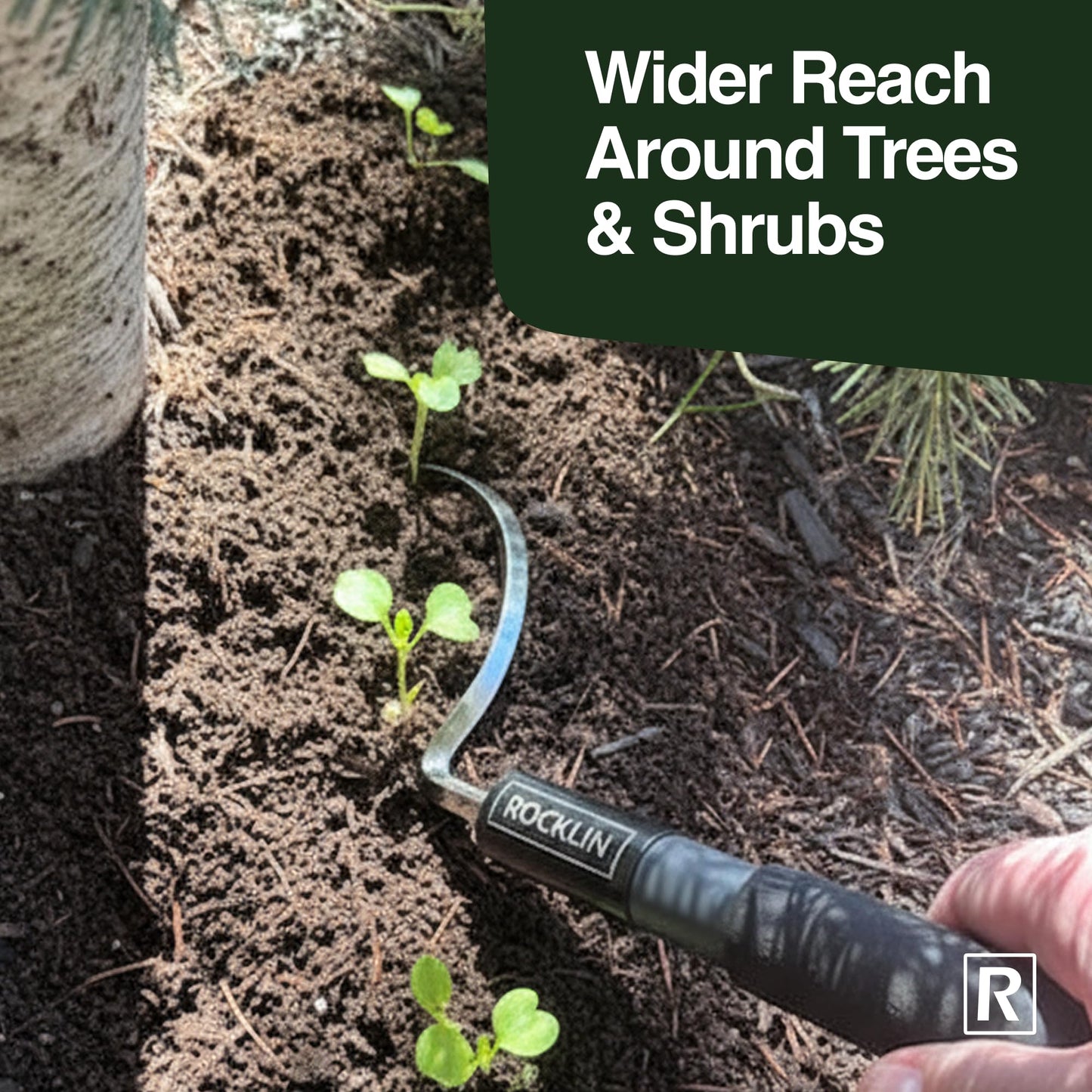 Cobra Hook Hand Weeder & Cultivator Garden Tool – Heavy Duty Weed Puller, Dandelion Digger & Weeding Fork | Stainless Steel Blade | Ergonomic Grip for Raised Beds & Tight Spaces