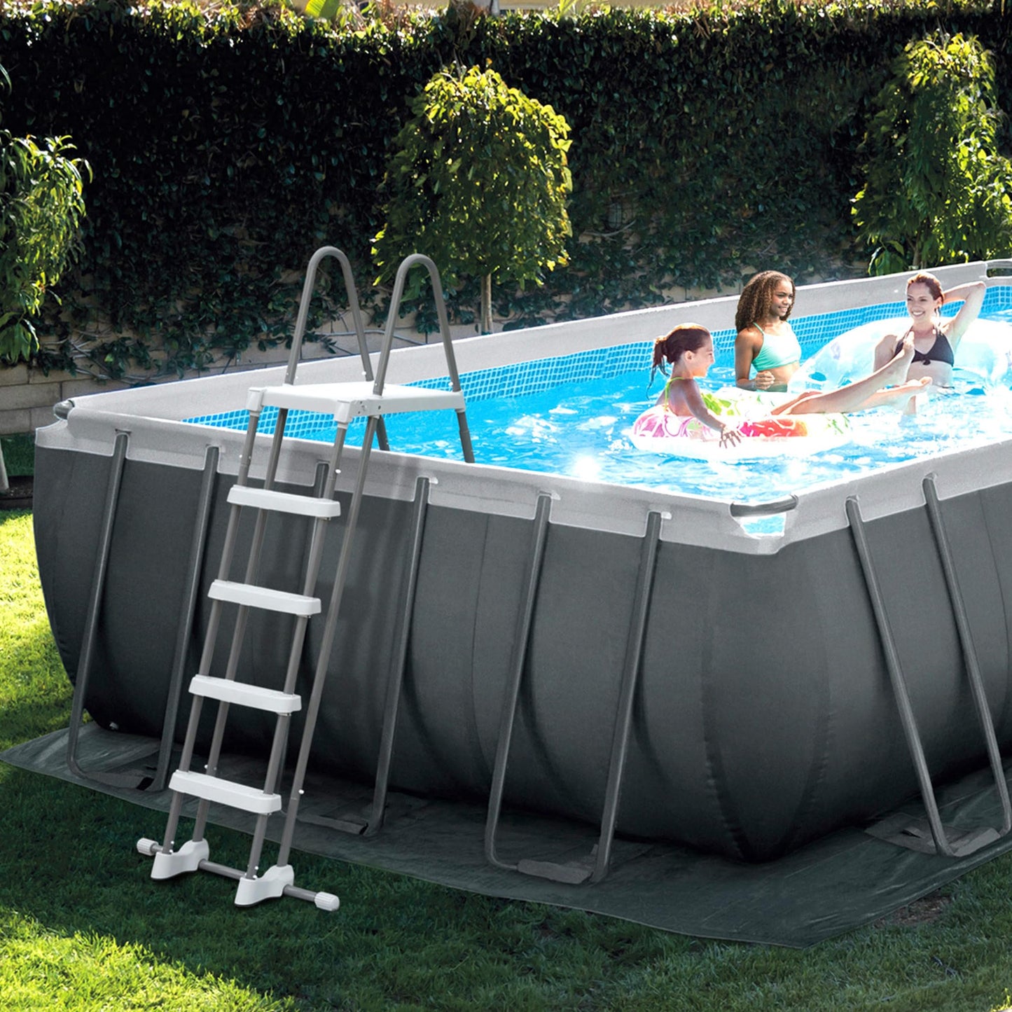 Intex Deluxe Pool Ladder with Removable Steps