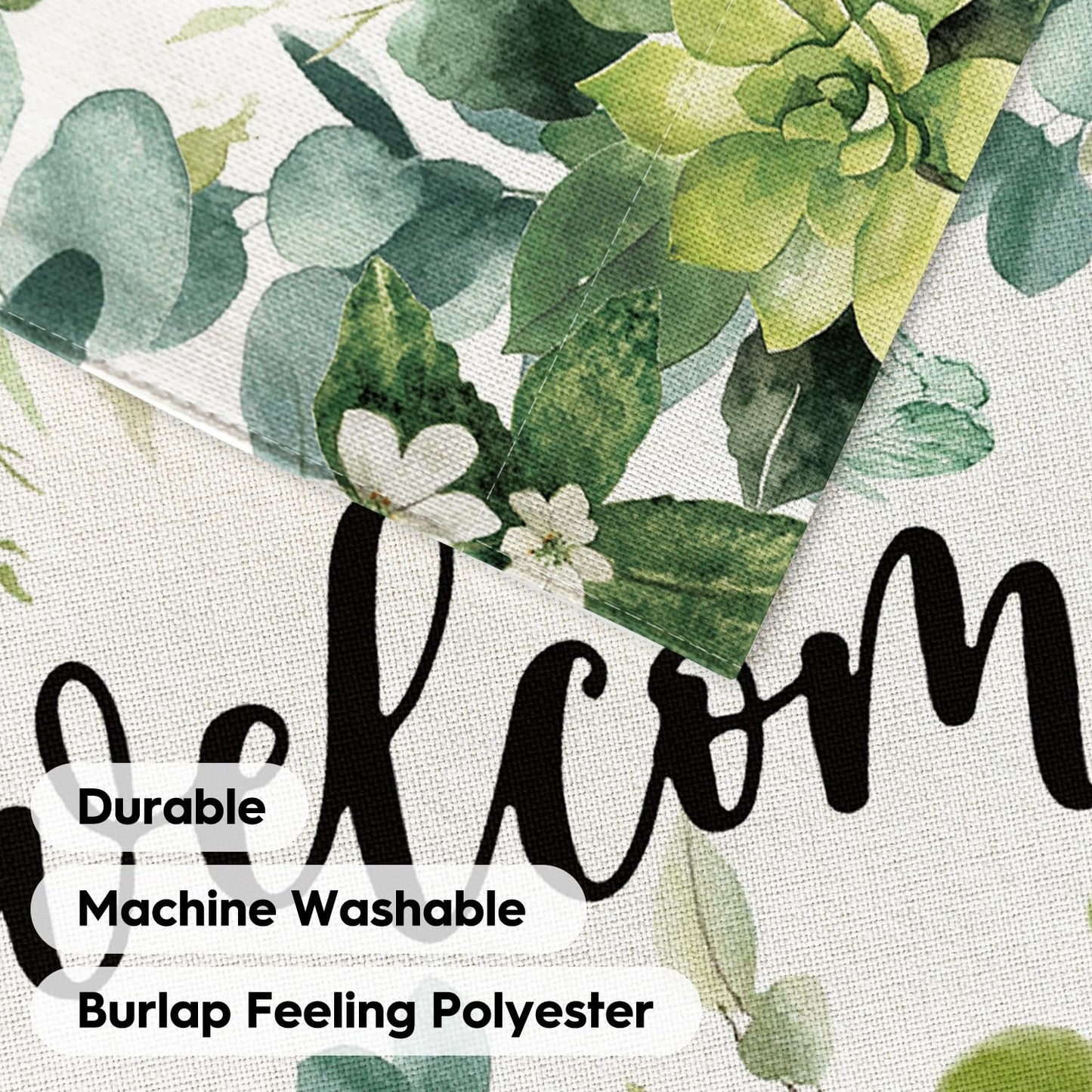 AVOIN colorlife Set of 12 Seasonal Holiday Garden Flag 12x18 Inch Double Sided Outside, Welcome Farmhouse Yard Outdoor Flag
