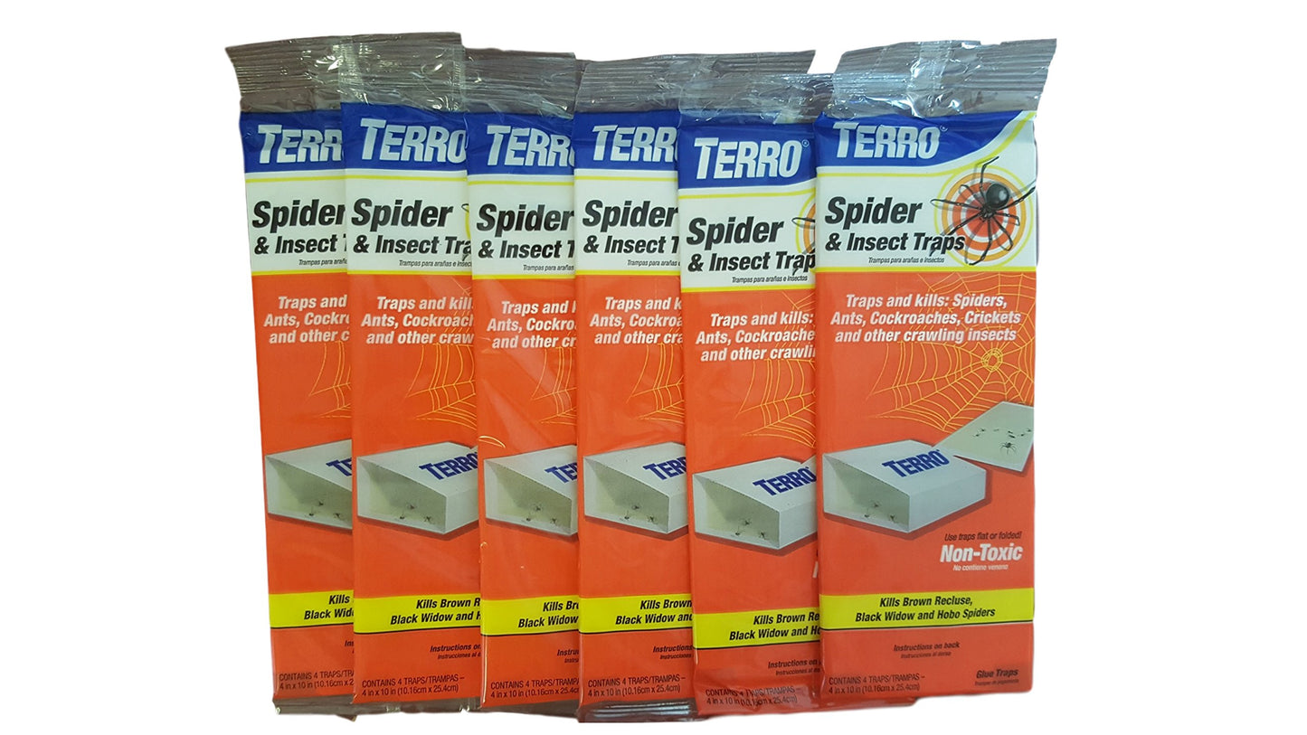 Terro Spider & Insect Traps 24ct. (4ct x 6pks)