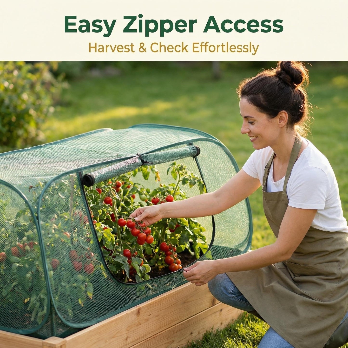 1Pack Raised Garden Bed Covers(45"X22"X18"), Pop Up Mesh Plant & Vegetable Cover,30% Sunblock Plant Shade Tent, Outdoor Planter Protection, Sun & Insect Guard