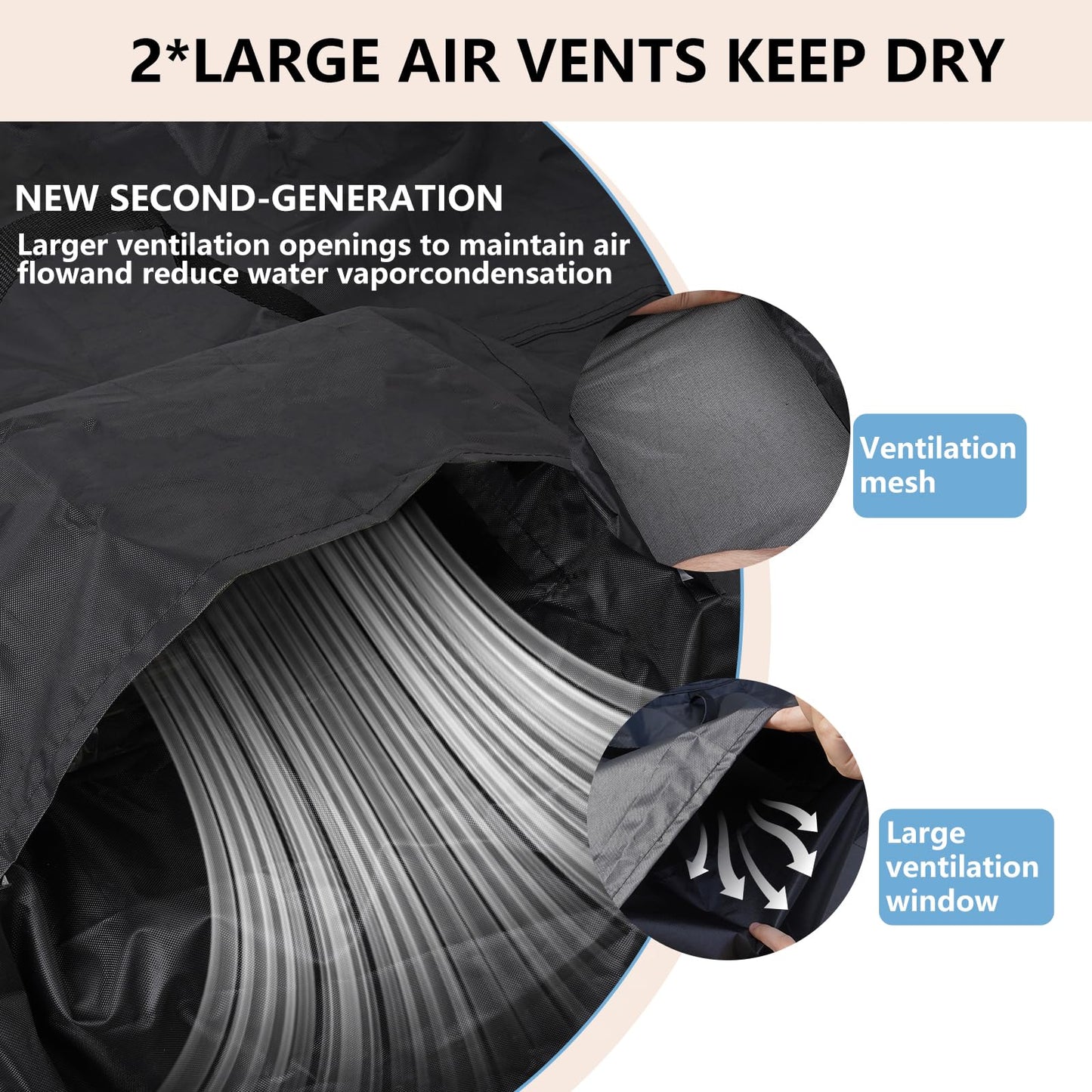 GardenCover Patio Furniture Cover 110" L x 74" W x 28" H - Heavy Duty Outdoor Patio Table & Chair Cover, Waterproof UV Resistant Dustproof Protector for 8-12 Seats Sectional Sofa, Black
