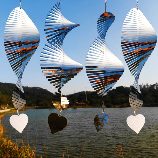 Bird Deterren for Outside Patio Garden Porch Pool Window,Mirror High Reflective Bird Scare Devices Wind Spinners Outdoor Decor,Christmas Reflector Strip Hanging Home As Decoration