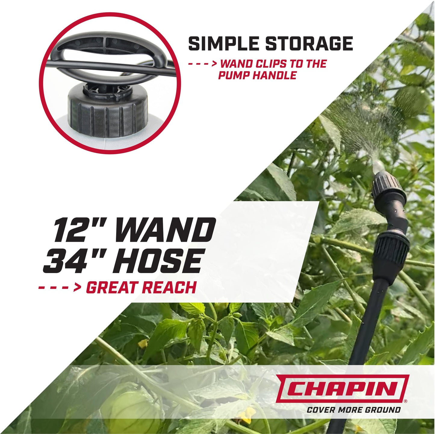 Chapin 16200 Pump Sprayer, 2-Gallon, Lawn & Garden Translucent Poly Tank, Adjustable Cone Nozzle, Ergonomic Handle & in-Tank Filter for Herbicides, Pesticides & Fertilizers