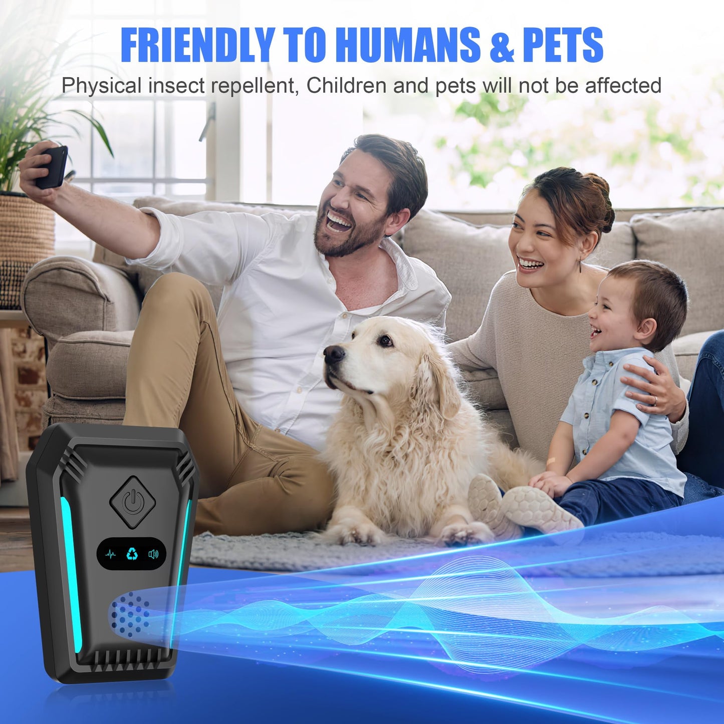 (2026 Upgraded) Ultrasonic Rodent & Pest Indoor Repeller - Stronger Driving Force, Repellent for Mouse, Rats, Roaches, Ants, Spiders & Bugs | Plug-in Control, 3 Mode Switching (6 Pack)