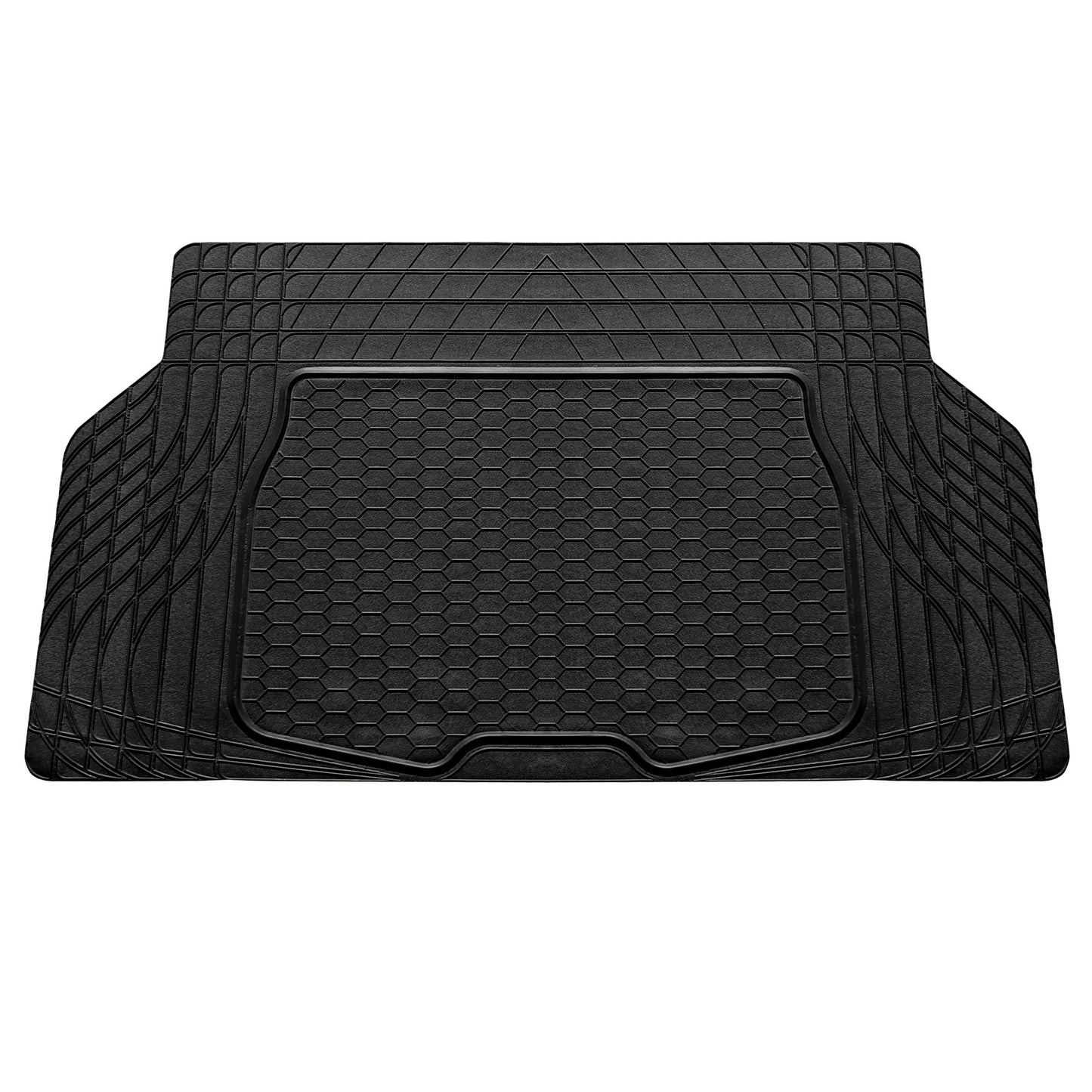 FH Group ClimaProof Universal Cargo Mat – All-Weather, Trimmable Trunk Mat (55" W x 31.5" D) – Fits Most Cars, SUVs & Trucks – Black