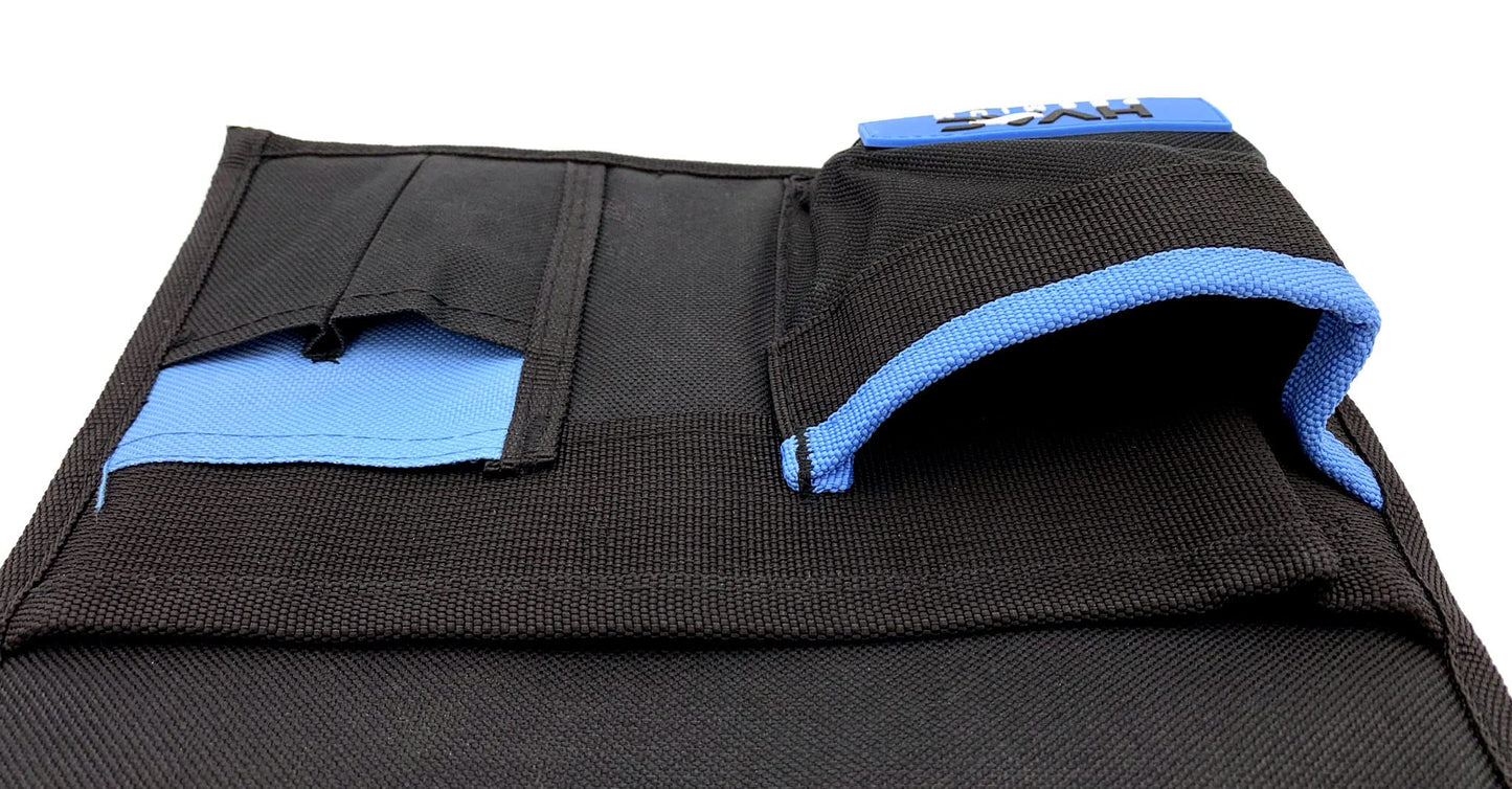 HP 5-Pocket Tool Waist Apron - Professional Heavy Duty Waist Work Apron, Fully Adjustable Gardening,Utility, Craftsman, Carpenters, Builders for Men & Women