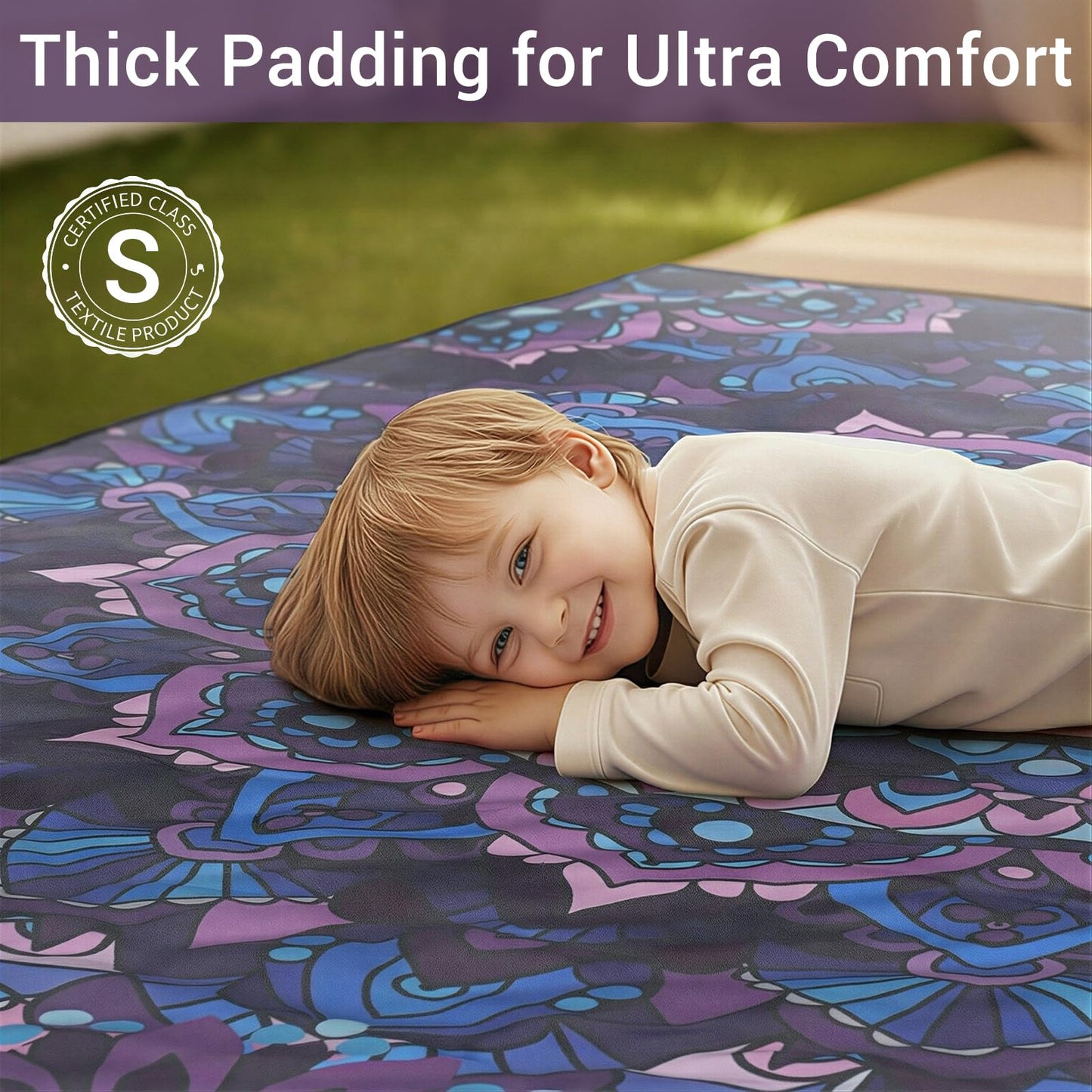 memKiya 60x80" Picnic Blankets Waterproof Outdoor Huge Sand Free Beach Blanket Windproof Soft Patio Concert Ground Mats Backpacking Camping Travel Essentials Summer Outside Hawaii Vacation Stuff Gifts