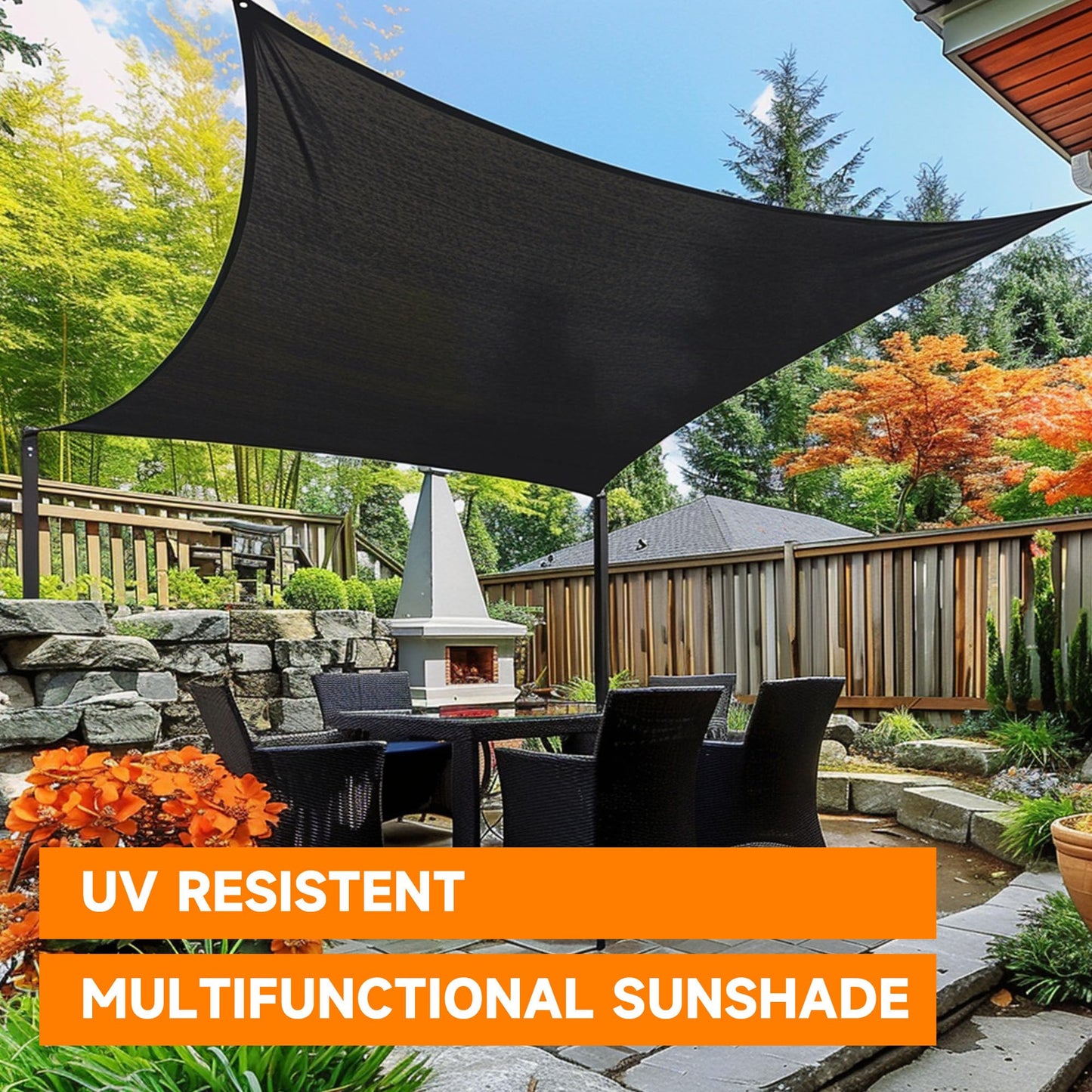 Eastarp 90% Shading Rate 20'x20' Black Shade Cloth,UV Resistant Durable Mesh Tarp with Grommets&Reinforced Edges, Shade Net Using for Plants Cover, Greenhouse, Dog Kennel, Patio, Chicken House