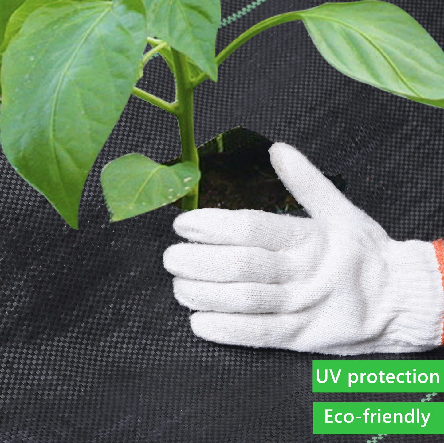 EXTRAEASY 6ft x 300 ft Garden Weed Barrier Landscape Fabric Heavy Duty,Weed Blocker Fabric, Geotextile Fabric Under Gravel,Garden Tarp to Prevent Weeds, Landscaping Fabric, Driveway Fabric