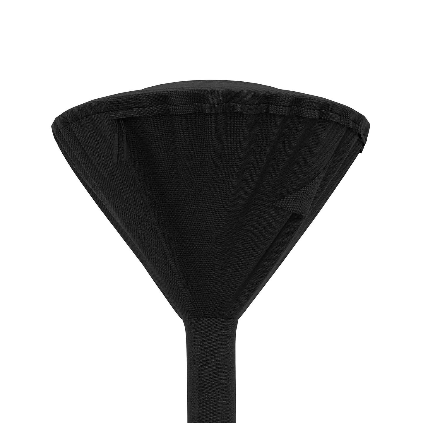 Amazon Basics Outdoor Round Stand Up Patio Heater Cover, Wind-Resistant, Snow-Resistant, Water-Resistant, Black, 36" x 18.5" x 95"