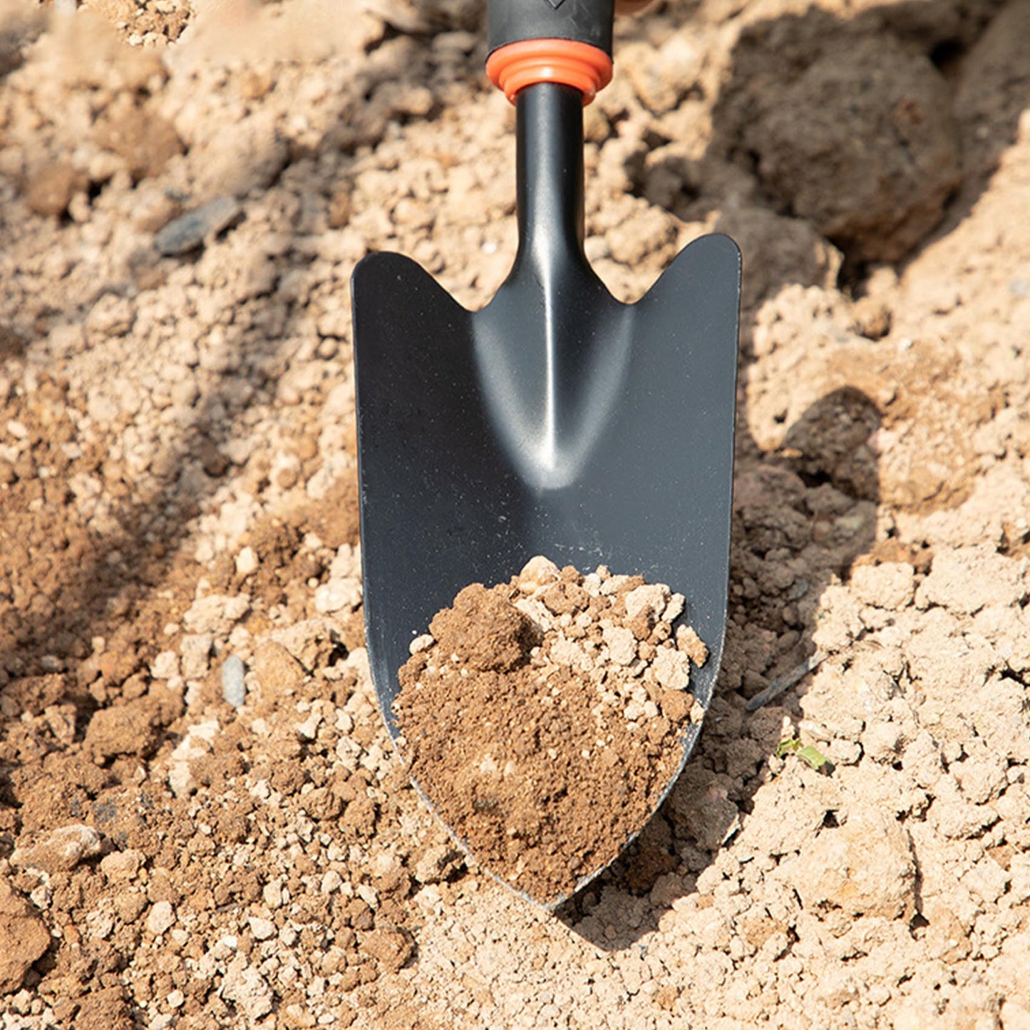 Garden Trowel Hand Shovel Heavy Duty Gardening Hand Trowel with Ergonomic Grip Rust Resistant Garden Tools Small Spade for Planting Transplanting, Weeding, Moving and Smoothing Soil-Gardening Gift