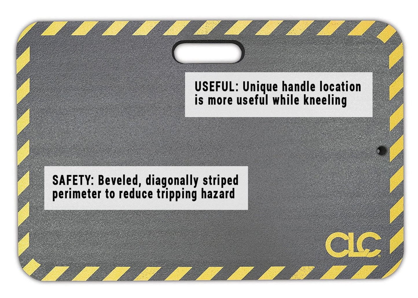 Custom Leathercraft CLC 302 Medium Shock Absorption Kneeling Pad, 14 x 21-Inch,Black