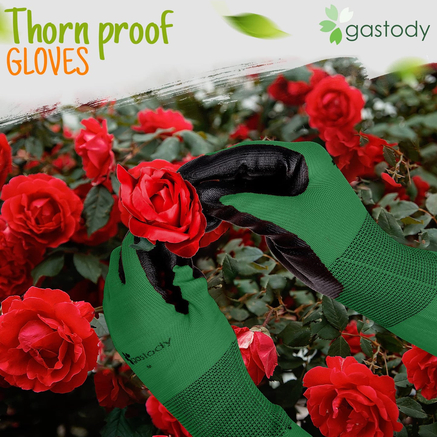 Gastody™ Long Gardening Gloves Women and Men S - Long Sleeve Garden Gloves Multipurpose Heavy Duty Outdoor and Indoor - Long Cuff Garden Gloves - Thorn Resistant Protective Work Rose Pruning Gloves