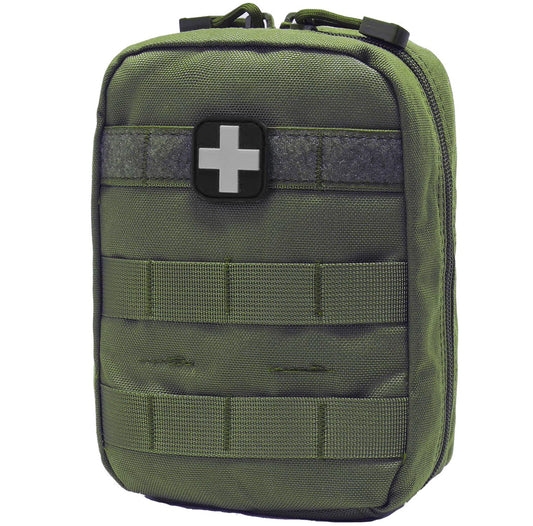 Carlebben EMT MOLLE Ifak Pouch Tactical MOLLE Medical First Aid Kit Utility Pouch Olive