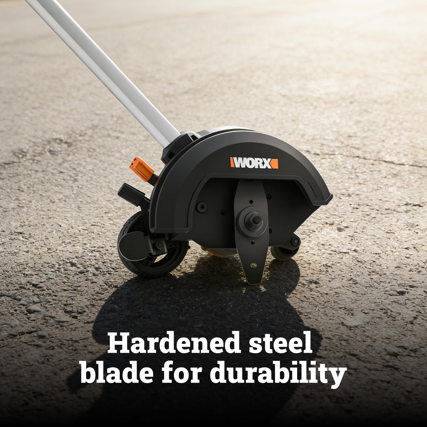 WORX Nitro Cordless Lawn Edger, 7'' Grass Edger with 3 Depth Settings, 20V Trencher with Dual Wheels & Brushless Motor, 4.0 Ah Battery & Charger Included, WG898