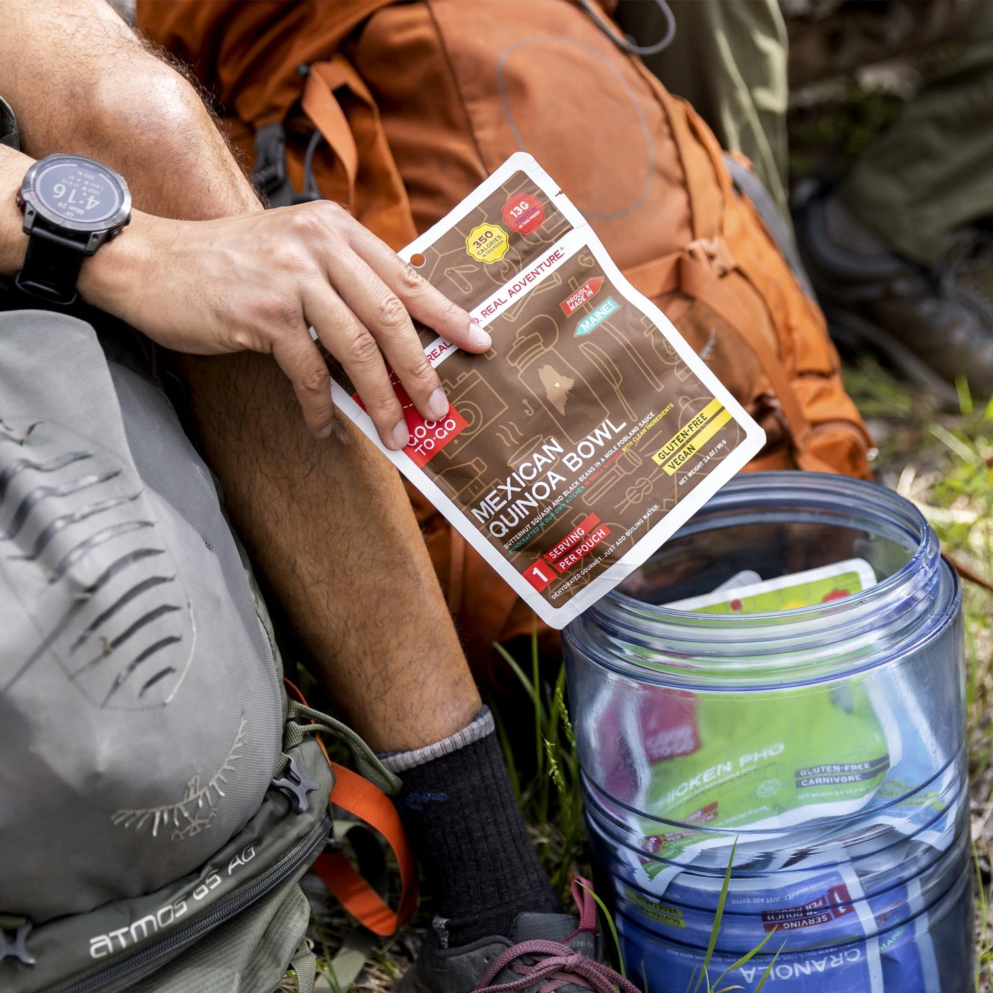 GOOD TO-GO Summit Food Kit | Variety Pack | Camping & Backpacking Food | Just Add Water Backpacking Meals | Good To-Go Dehydrated Meals Taste Better Than Freeze Dried MRE