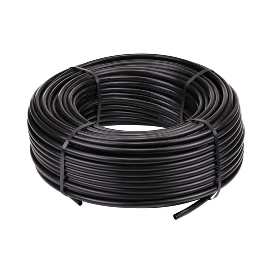 Raindrip 052050 1/2-Inch Drip Irrigation Supply Tubing, 500-Foot, for Irrigation Drippers,Drip Emitters, Irrigation Parts, and Drip Systems, Black Polyethylene