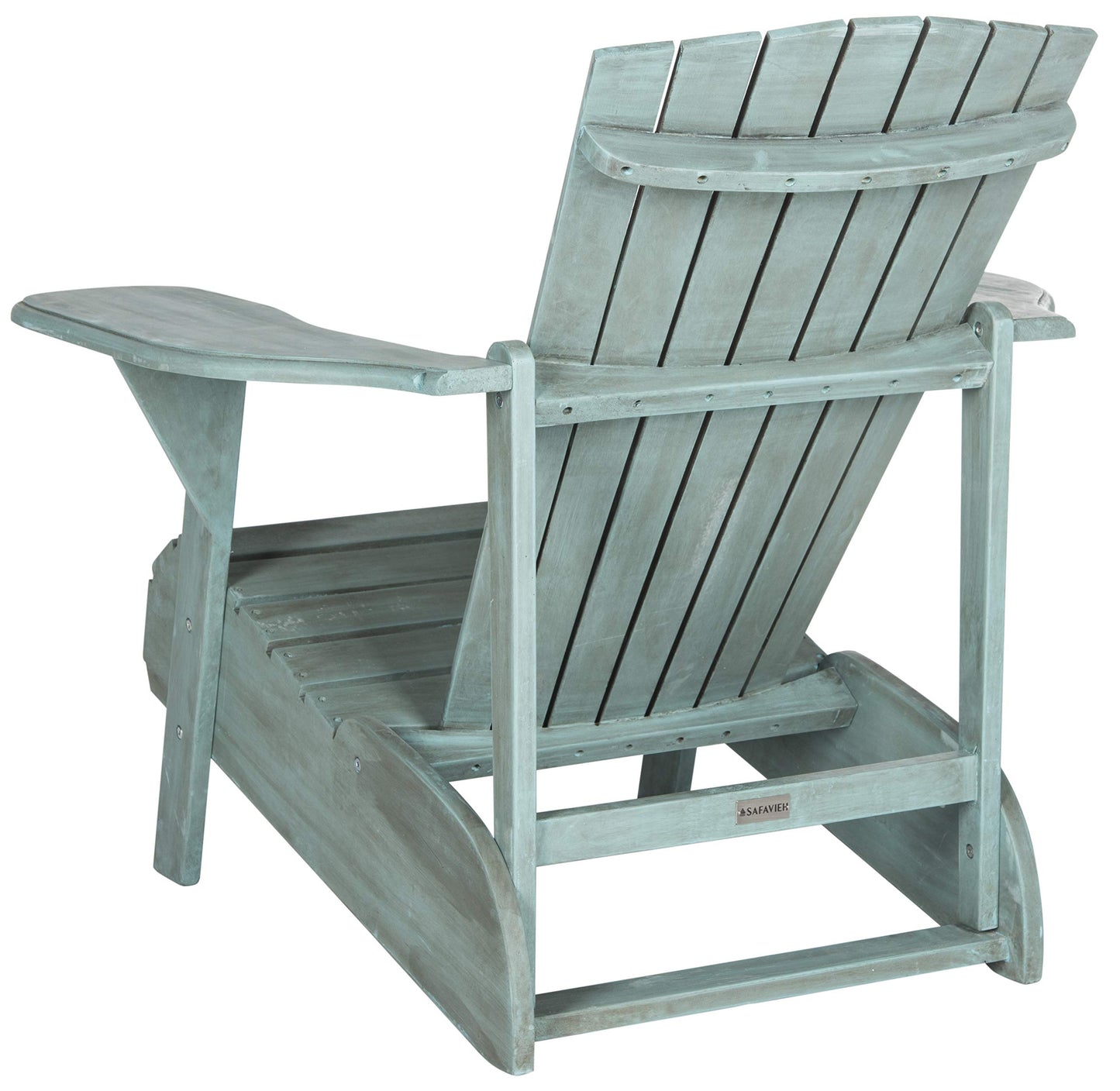 Safavieh Outdoor Collection Mopani Adirondack Chair, Beach House Blue