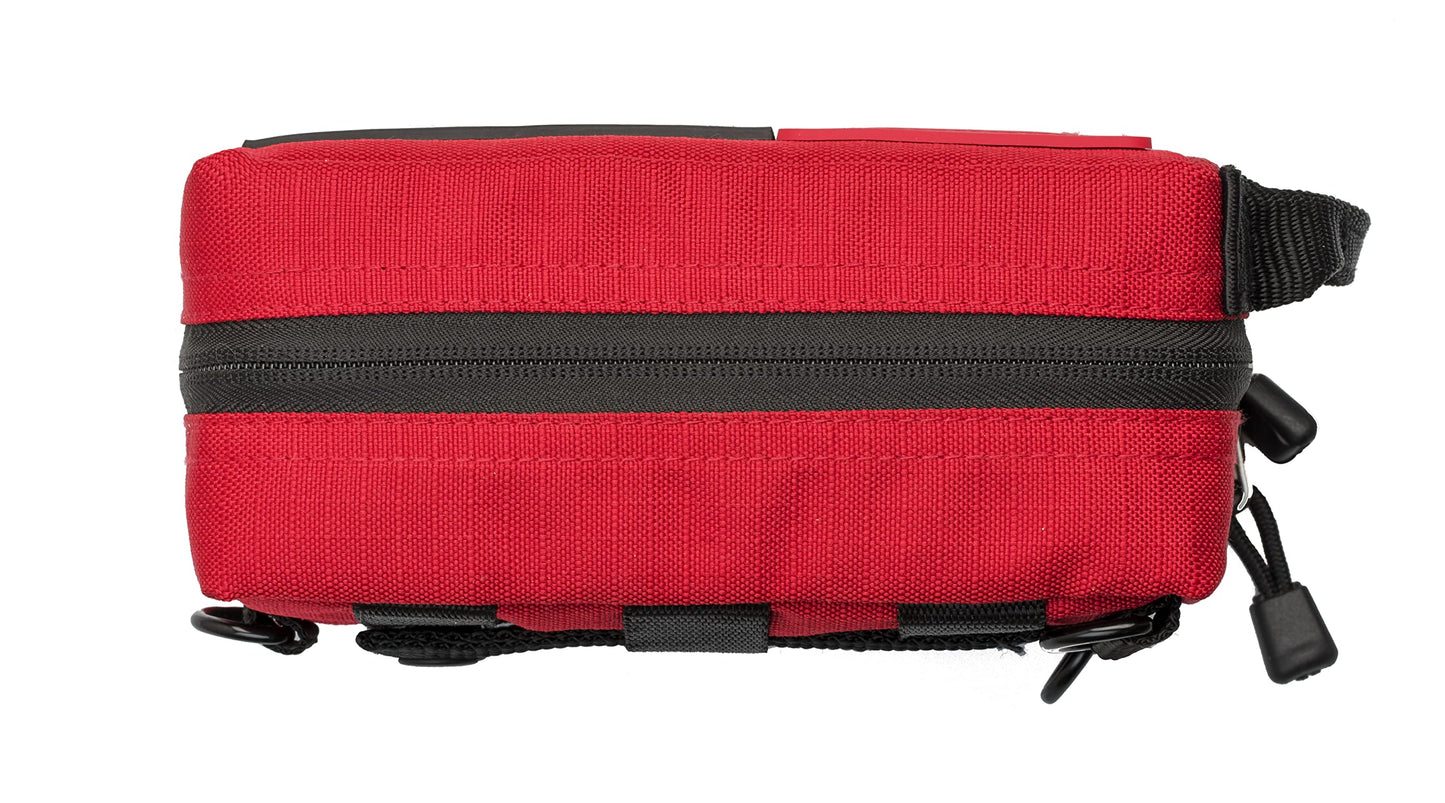 SURVIVAL Handy First Aid KIT with MOLLE System, Ideal for Hiking, Camping, Sports, Adventurers, Day trippers - 44 Pieces
