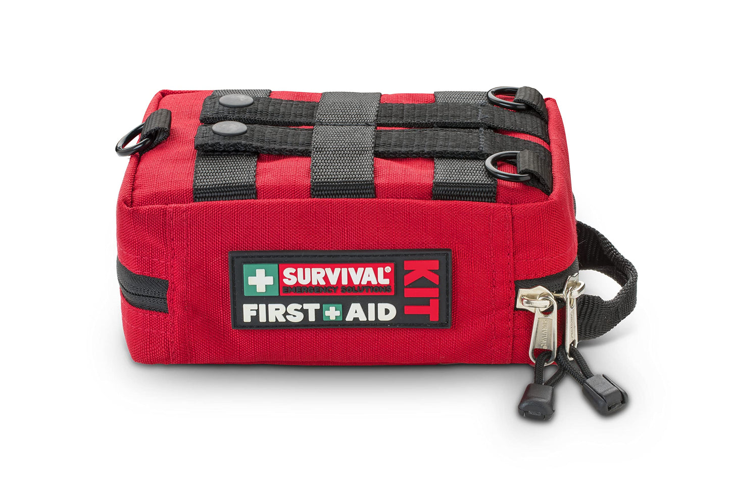 SURVIVAL Handy First Aid KIT with MOLLE System, Ideal for Hiking, Camping, Sports, Adventurers, Day trippers - 44 Pieces