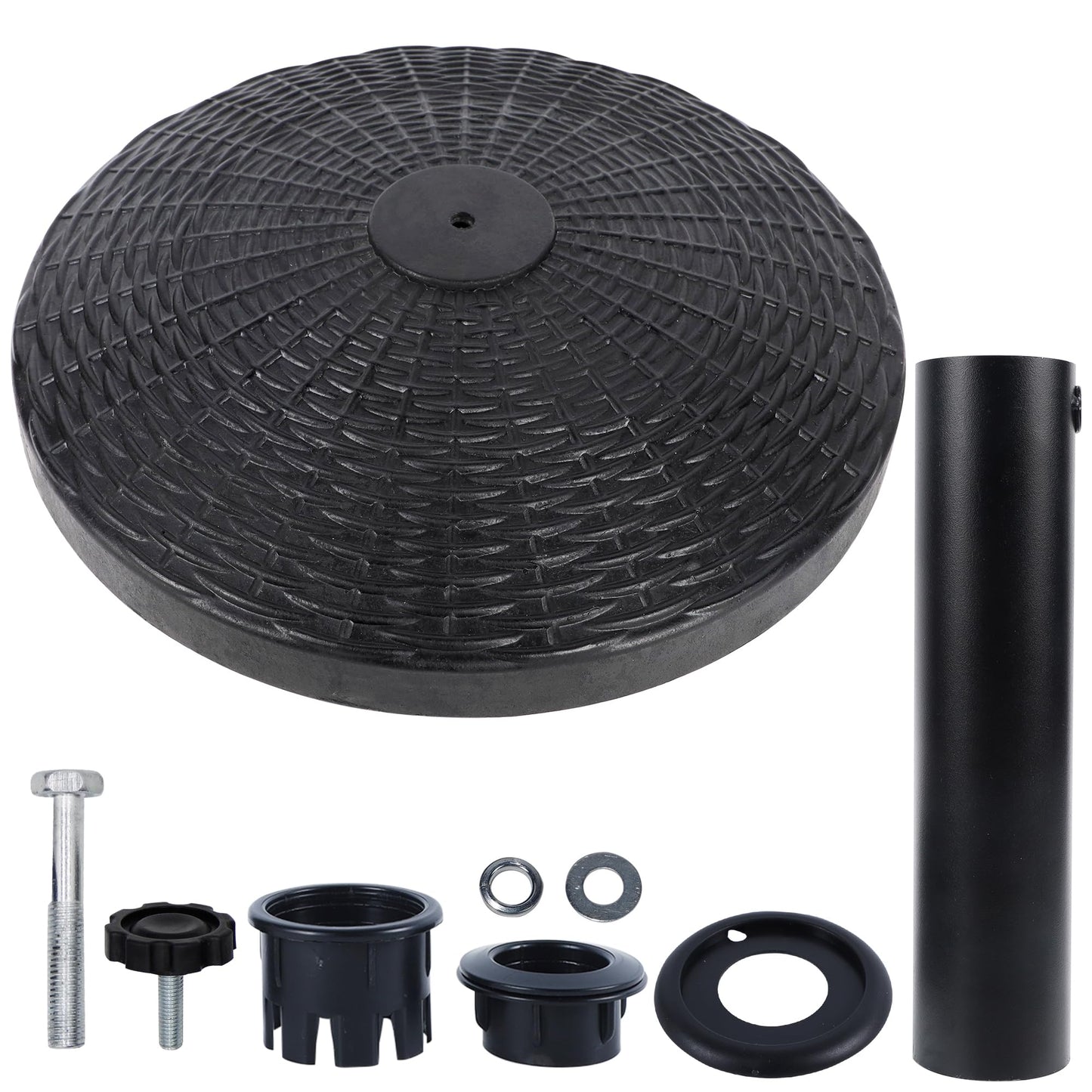 Blissun 26.5 lbs Heavy Duty Patio Market Umbrella Base Stand