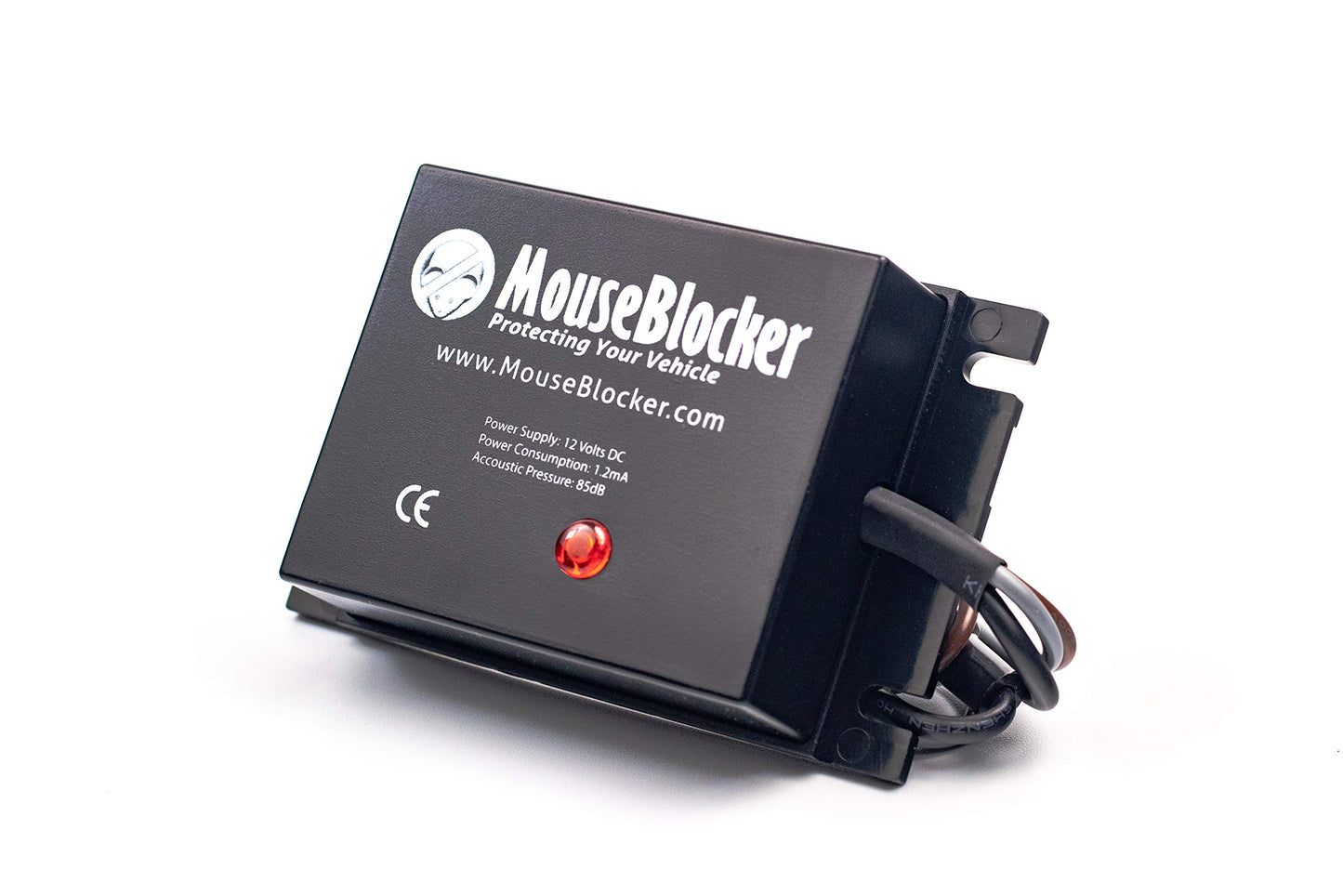 MouseBlocker 12V Ultrasonic Under Hood Mouse and Rodent Deterrent for Your Vehicle