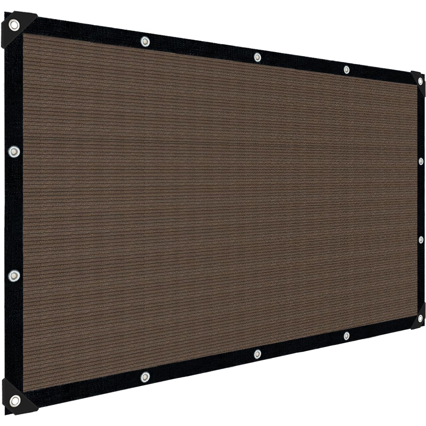 Sun Shade Cloth for Outdoor Patio,Pergola Shade Cover with Grommets Deck Shade Privacy Screen Balcony,90% UV Protection Shade Fabric Brown Sunshades for Garden Backyard Outdoor,Mocha-8x10FT