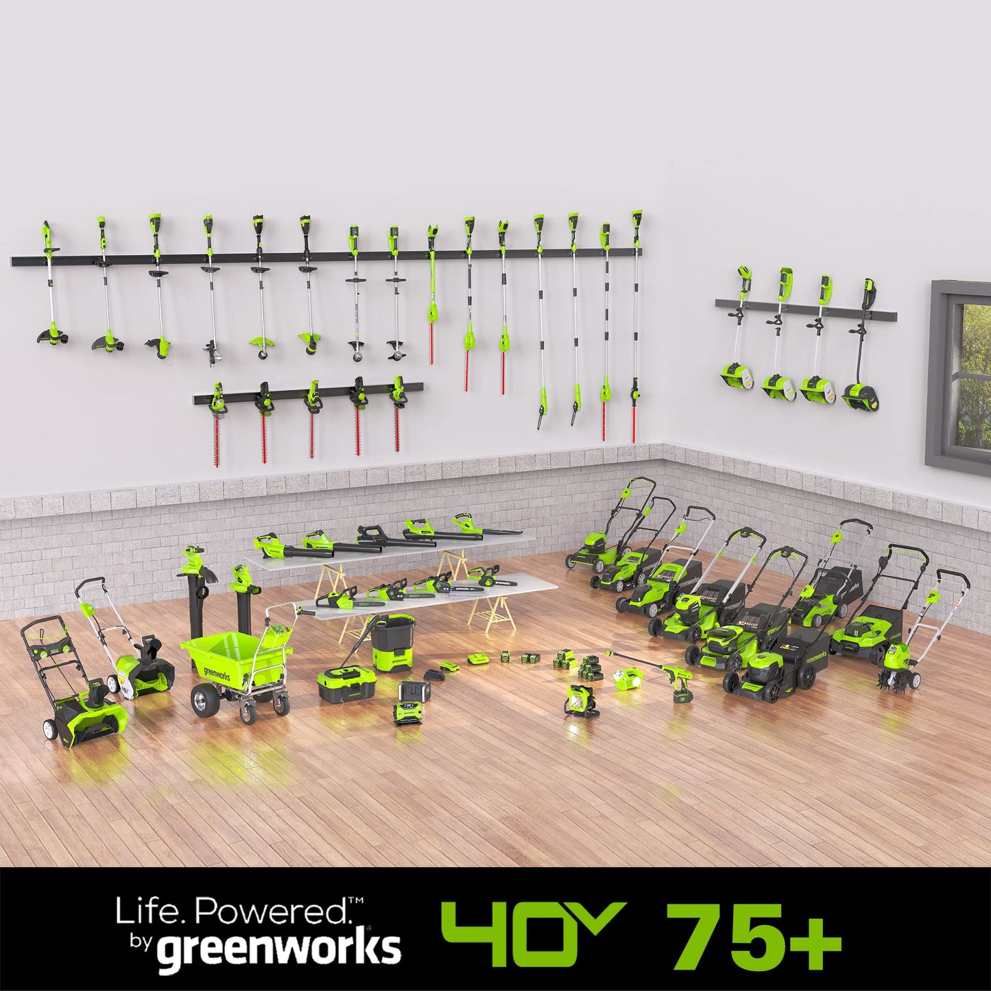 Greenworks 40V 12" Cordless String Trimmer, 0.065" Dual Line with Auto Feed, Variable Speed, Lightweight Weed Eater, 3-Year Warranty