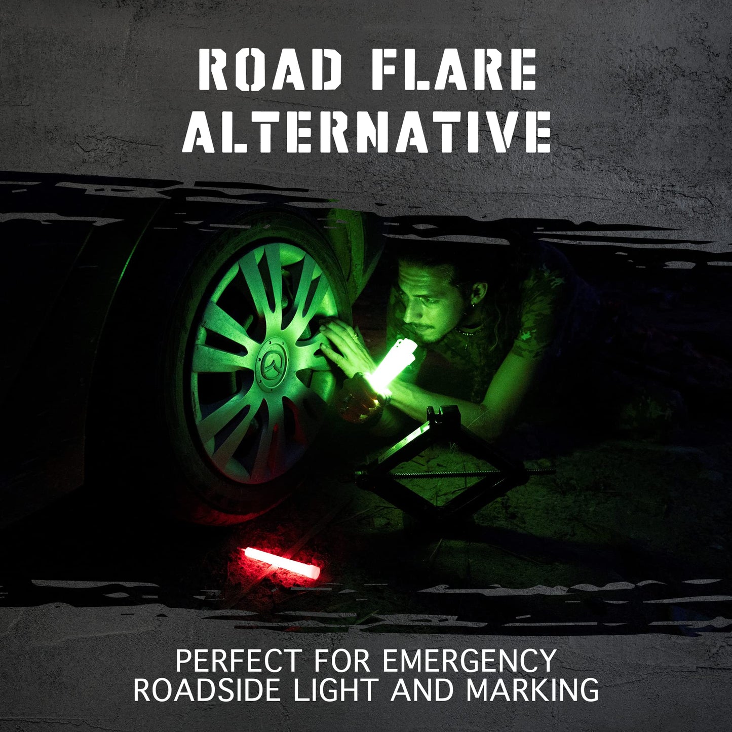 Glow Mind 20 Ultra Bright Glow Sticks - Emergency Light Sticks for Camping Accessories, Parties, Hurricane Supplies, Earthquake, Survival Kit and More - Lasts Over 12 Hours (Multi Color)