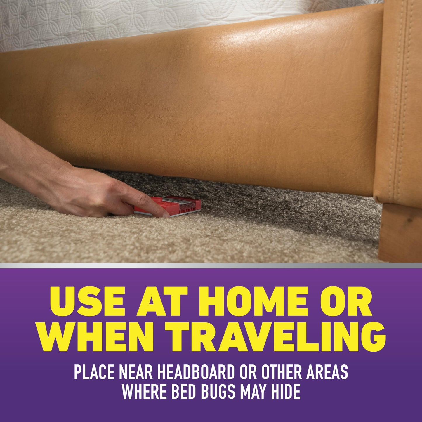 Ortho Home Defense Max Bed Bug Trap - Detect Bed Bugs in Homes and While Traveling, Package Contains 2 Traps