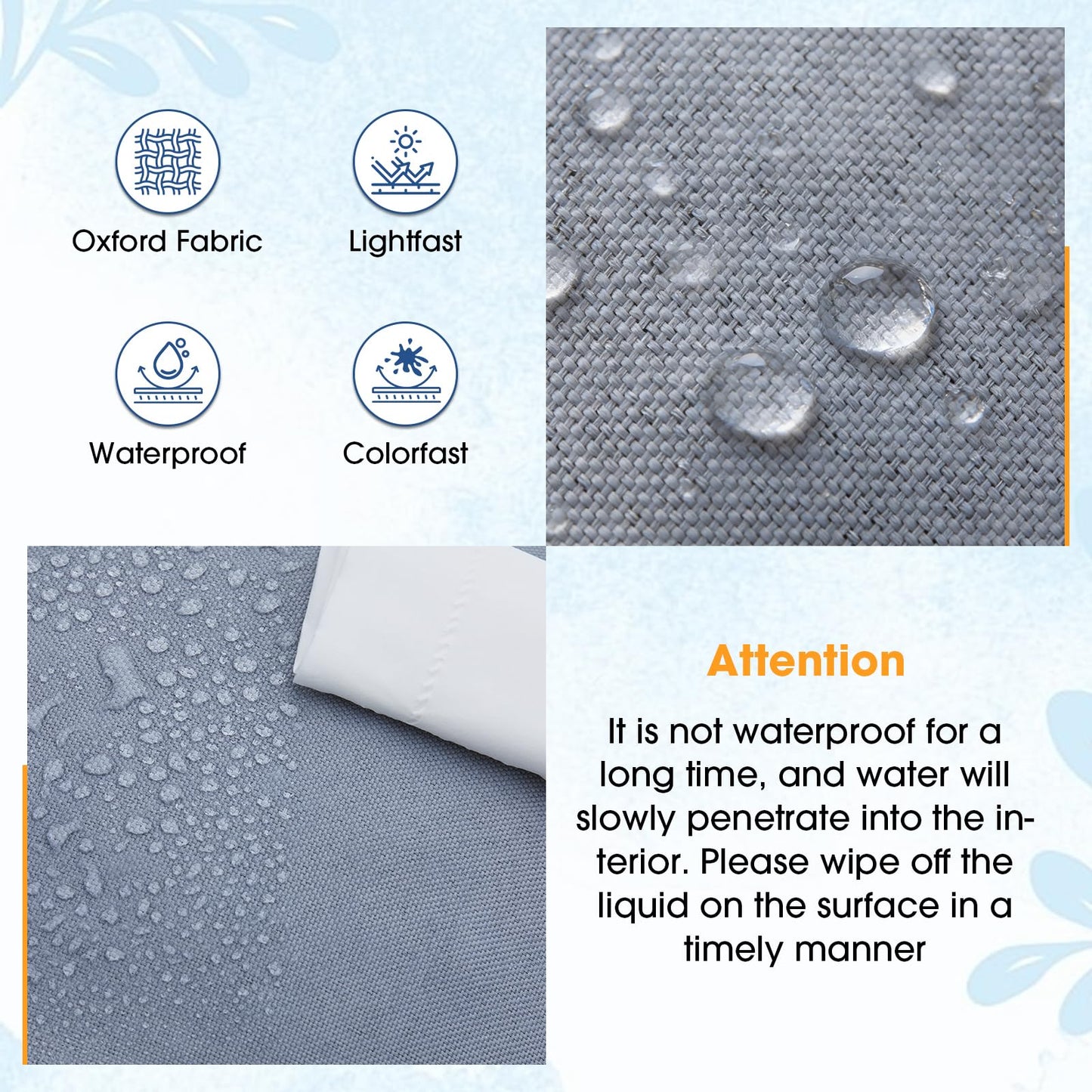 GNRZZT Outdoor Chaise Lounge Cushion 76 x 22 x 4.7 Inch, Thick Tufted Lounge Chair Cushion Replacement Pad for Patio Recliner, Indoor Outdoor Long Seat Cushion with Ties, Light Gray