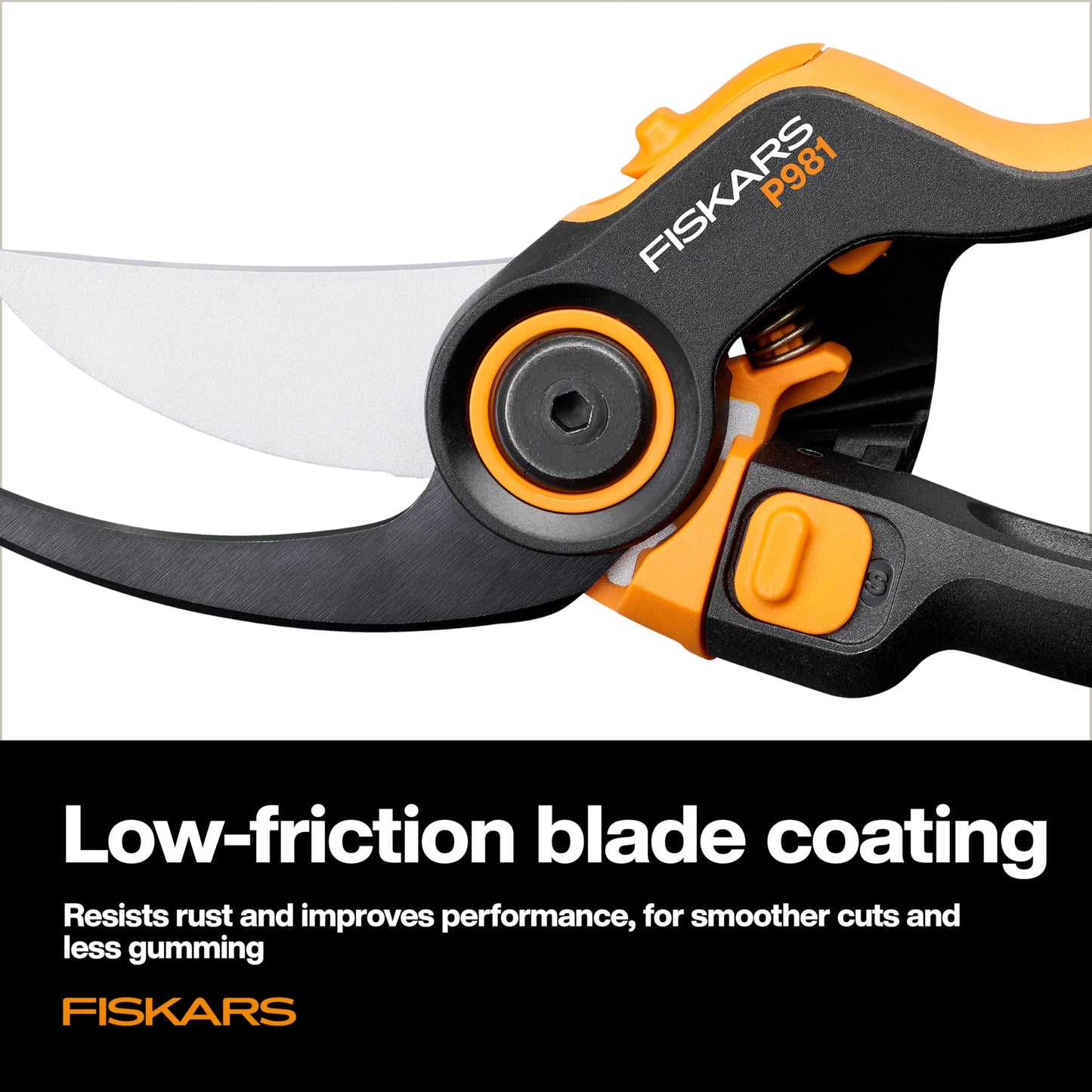 Fiskars DualAction Pruner – Hand Pruner with Two Cutting Modes, Bypass Garden Pruner for Stems and Branches up to 1", Low-Friction Steel Blade, FiberComp Frame