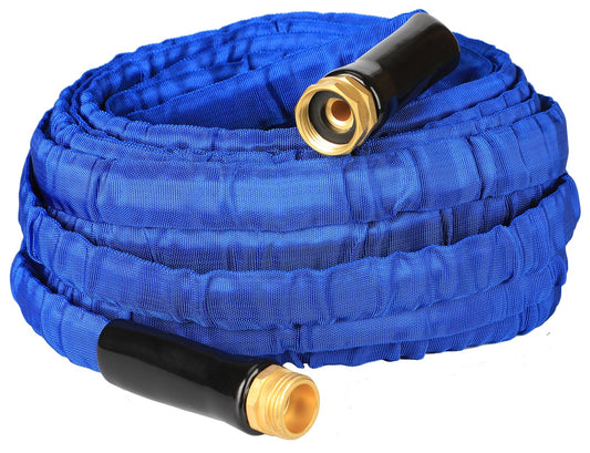YOTOO Garden Hose 50 FT, Lightweight, Durable, Flexible, Non-Expanding, Kink-Free Water Hose with Solid Brass Fittings for Outdoor, Watering flants and flowers, Car Wash